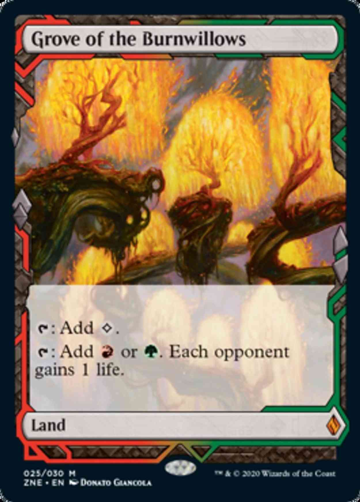 Grove of the Burnwillows magic card front