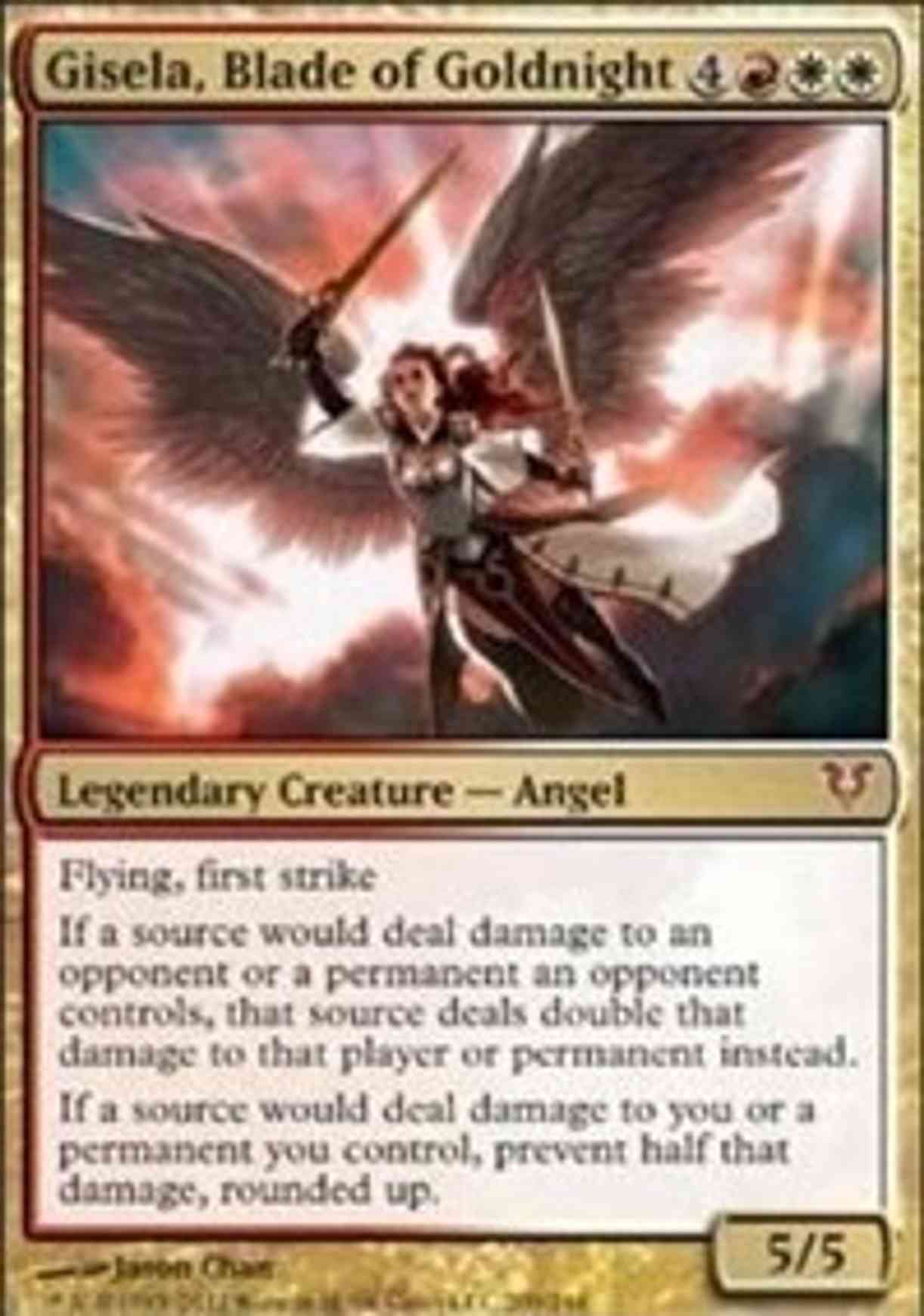 Gisela, Blade of Goldnight (Oversized) magic card front