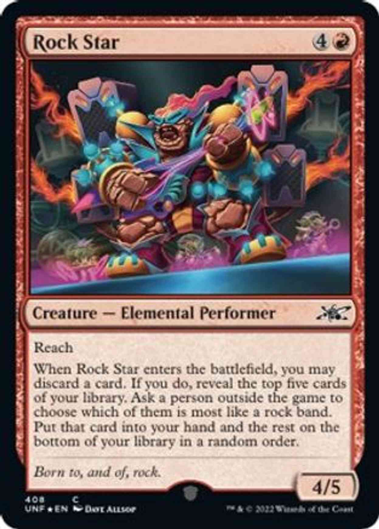 Rock Star (Galaxy Foil) magic card front