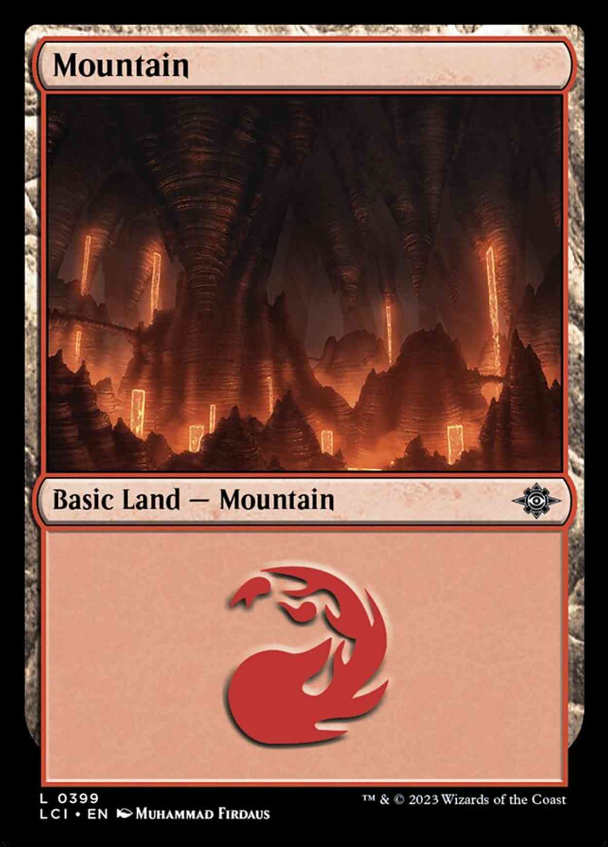 Mountain (0399) magic card front