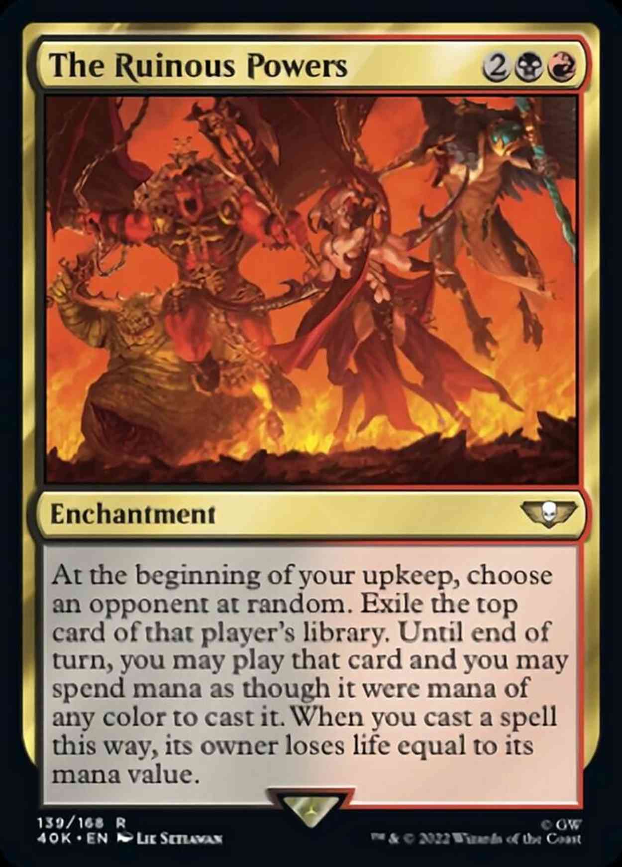The Ruinous Powers magic card front