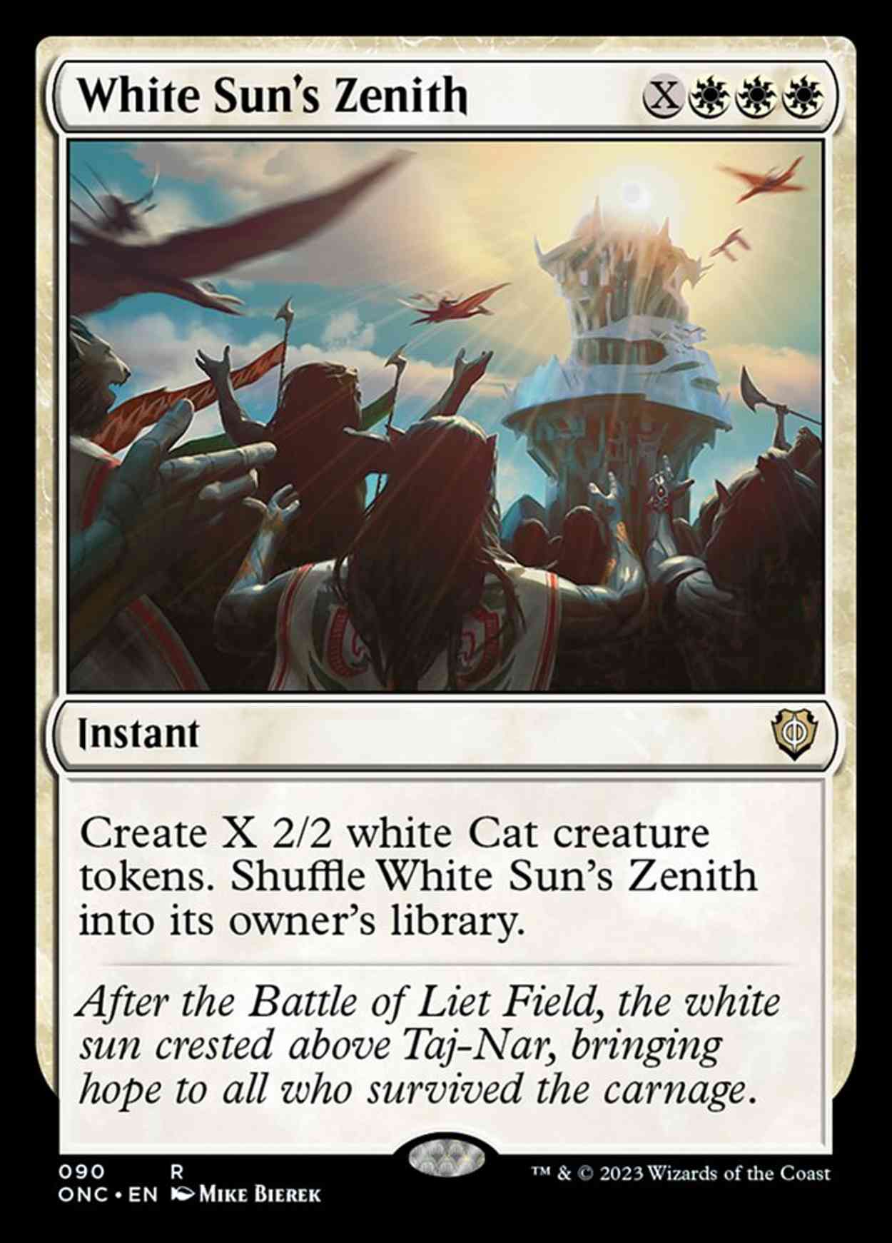 White Sun's Zenith magic card front