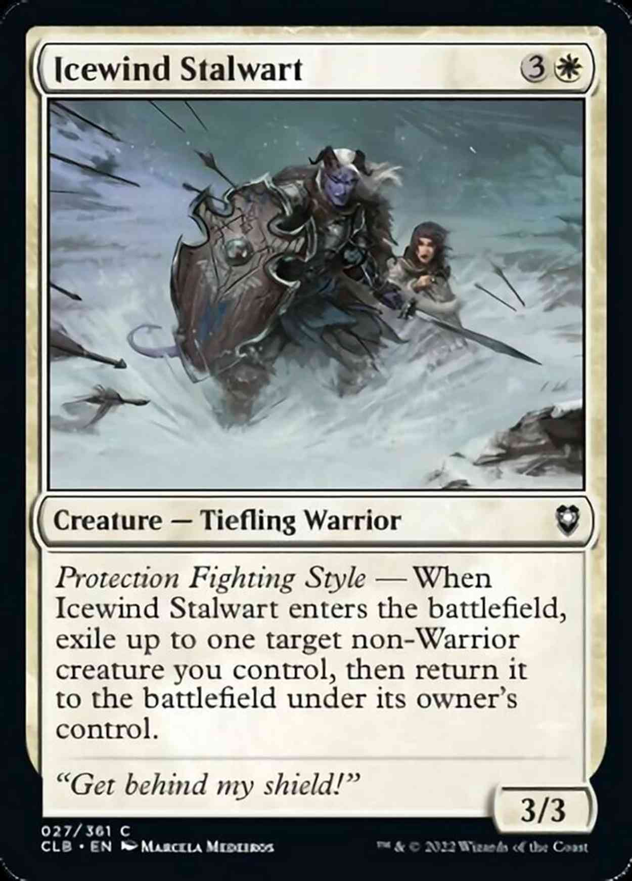 Icewind Stalwart magic card front
