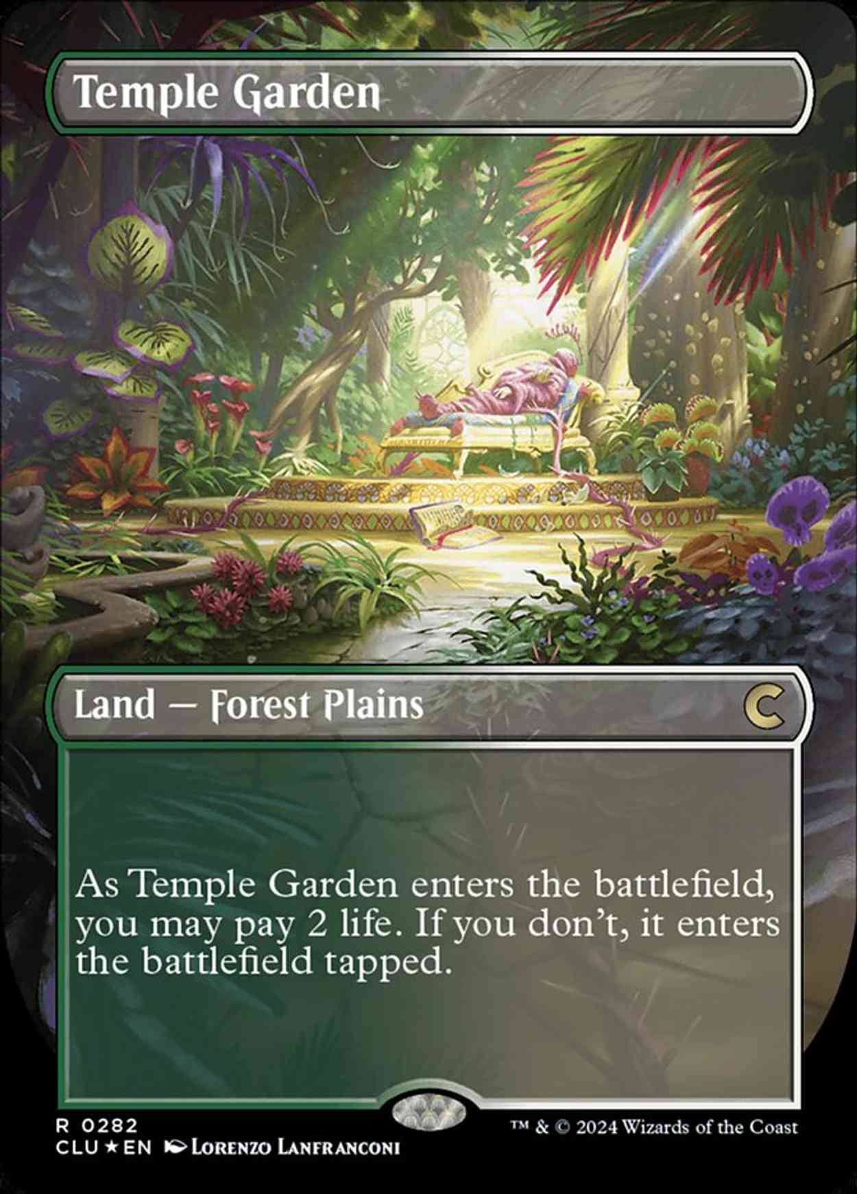 Temple Garden (Borderless) magic card front