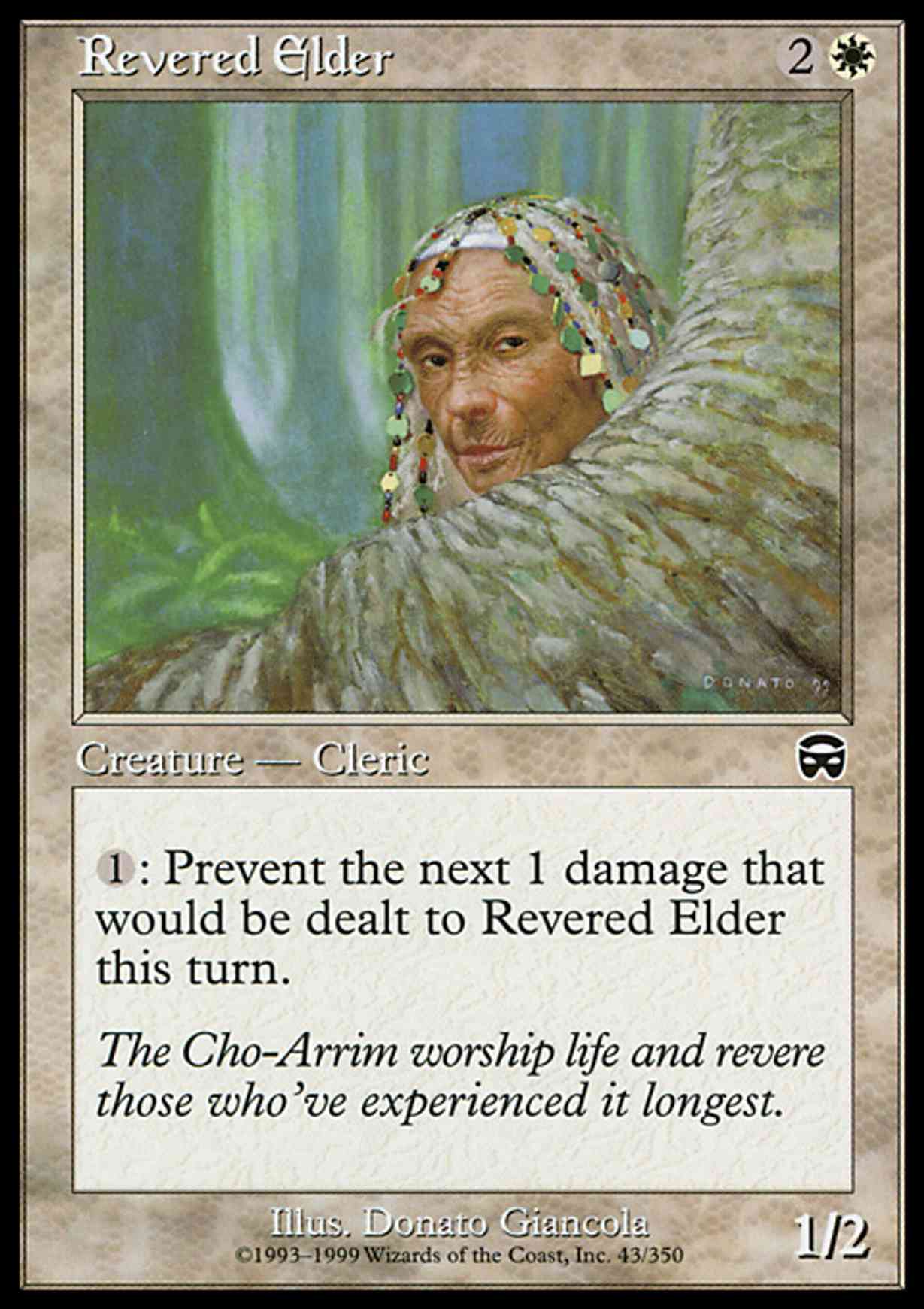 Revered Elder magic card front