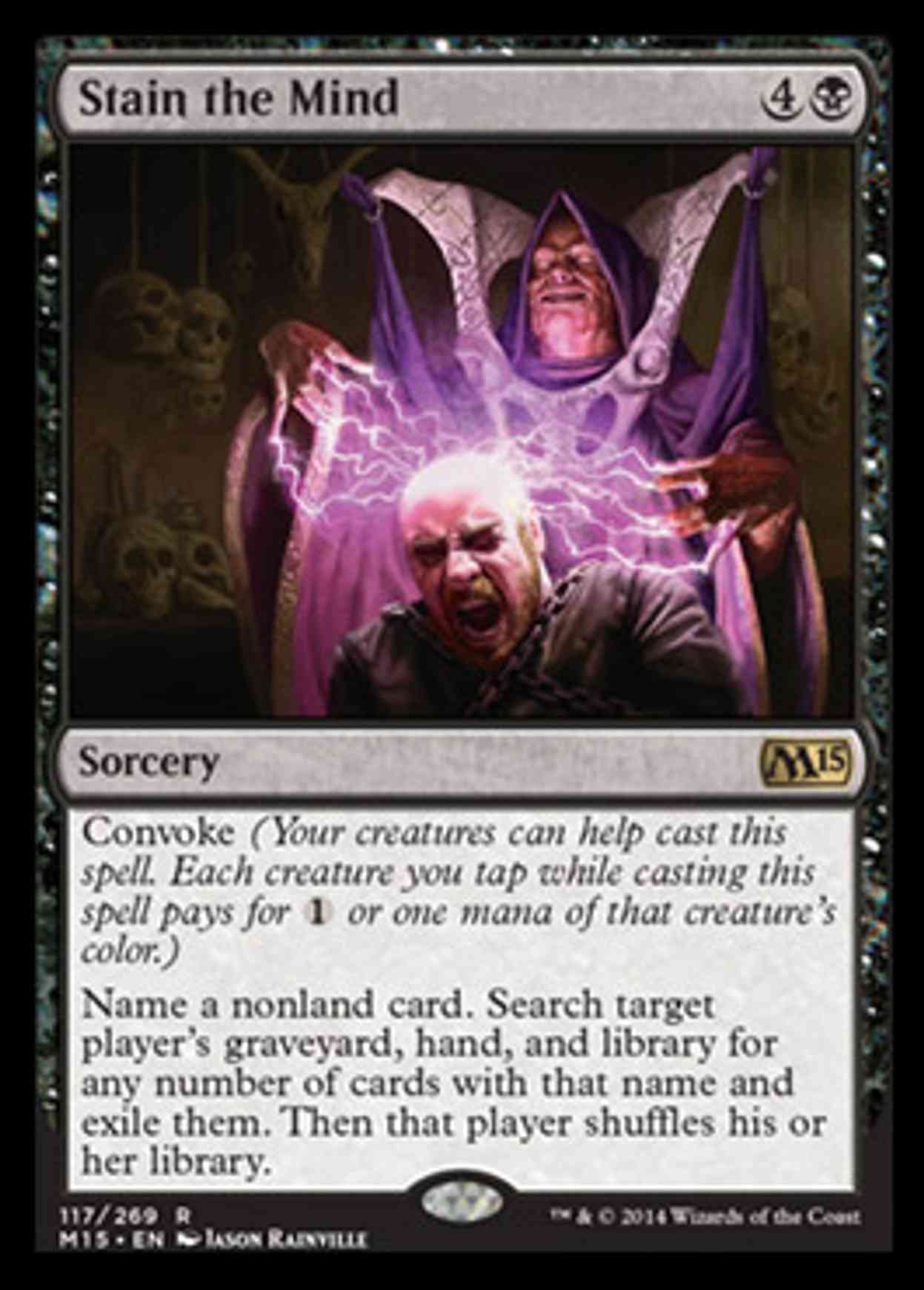 Stain the Mind magic card front