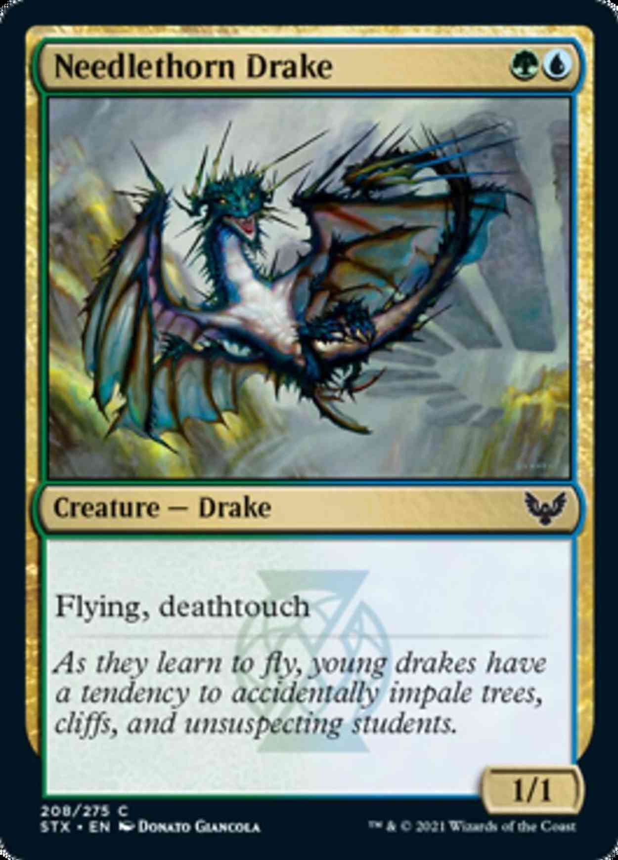 Needlethorn Drake magic card front