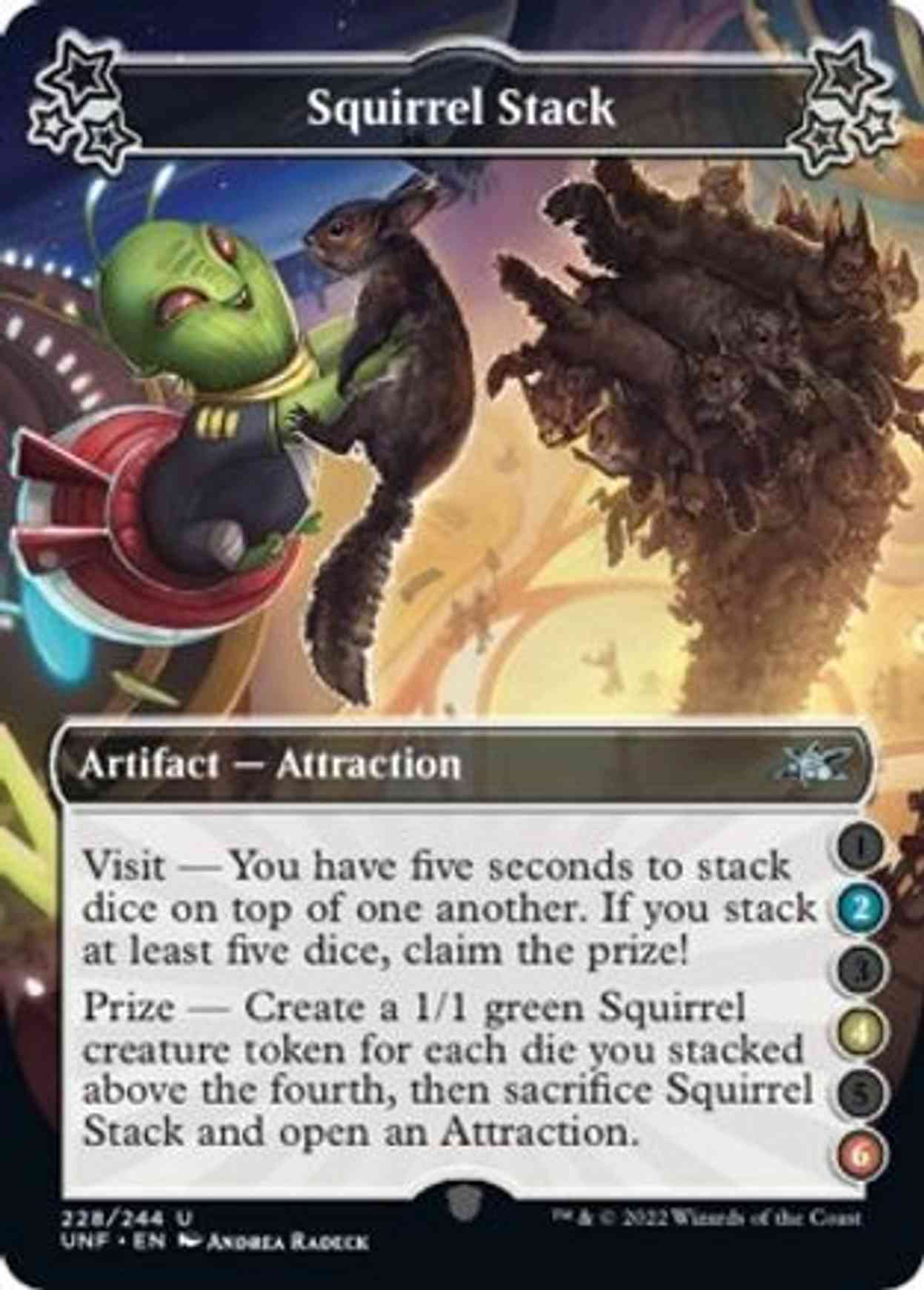 Squirrel Stack (2-4-6) magic card front