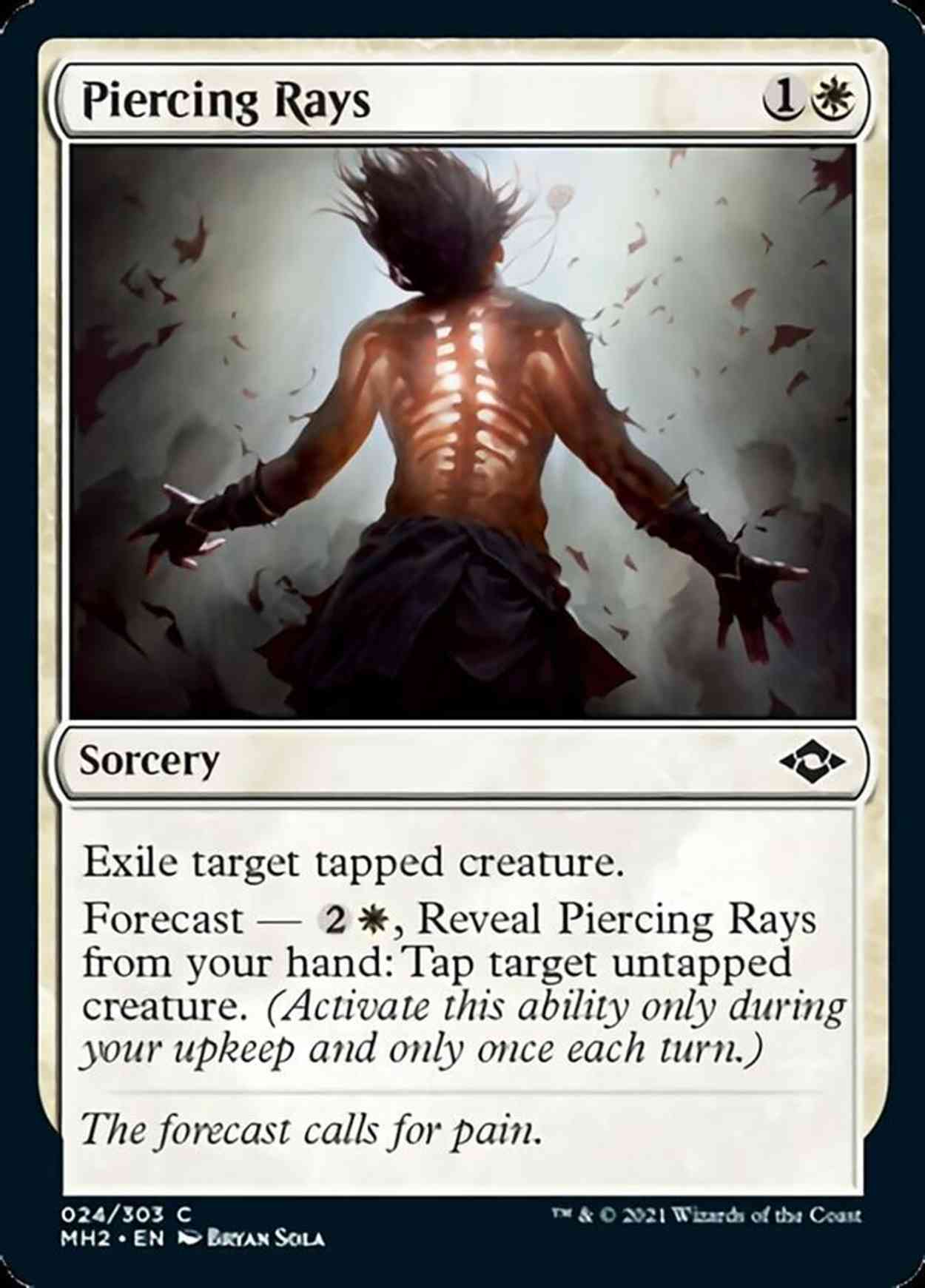 Piercing Rays magic card front