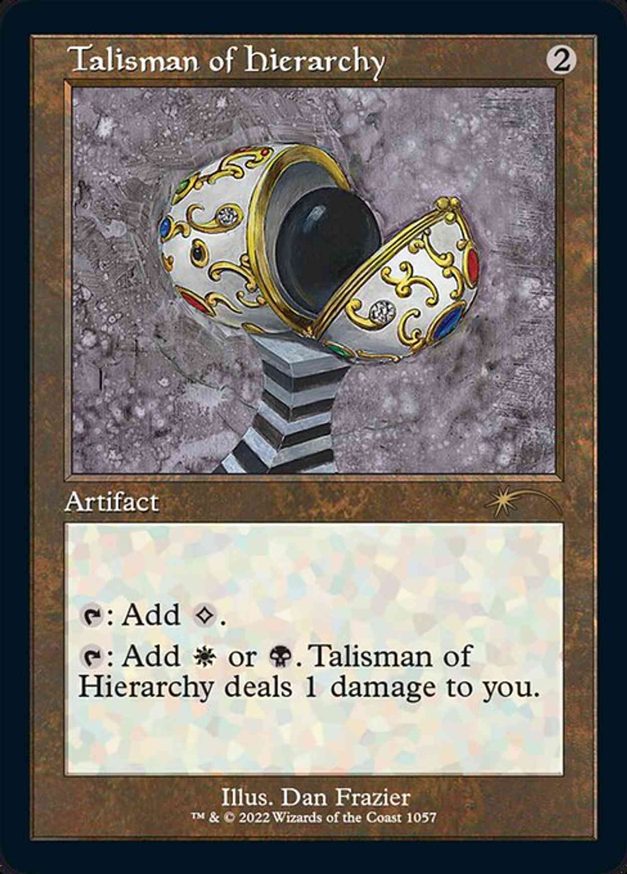 Talisman of Hierarchy (Retro Frame) magic card front