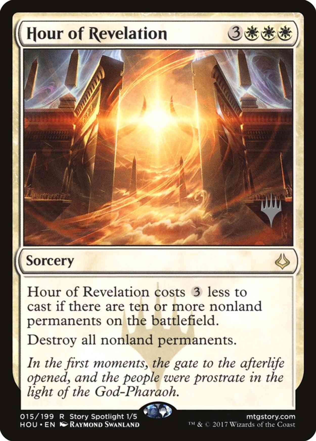 Hour of Revelation magic card front