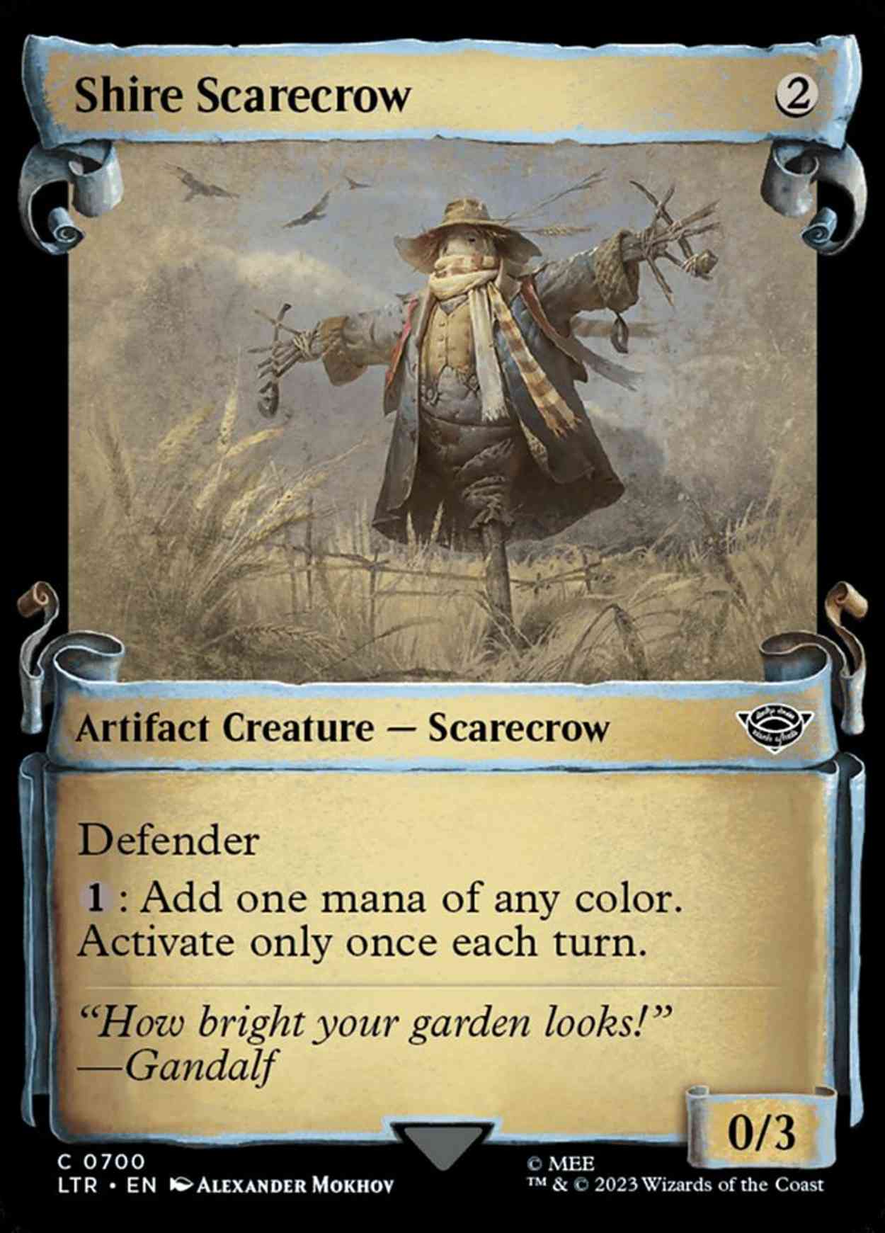 Shire Scarecrow (Showcase Scrolls) magic card front