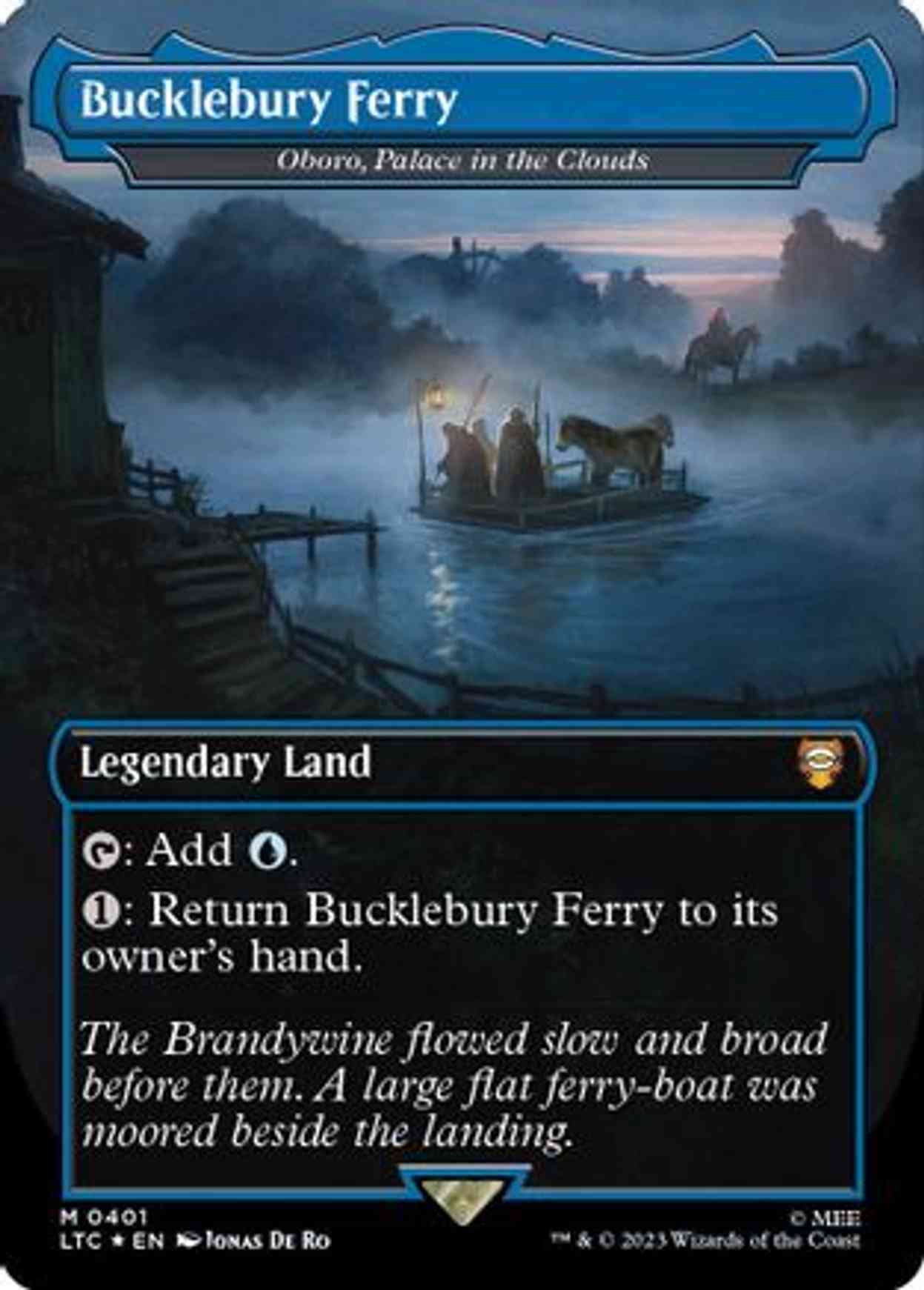 Bucklebury Ferry - Oboro, Palace in the Clouds (Surge Foil) magic card front