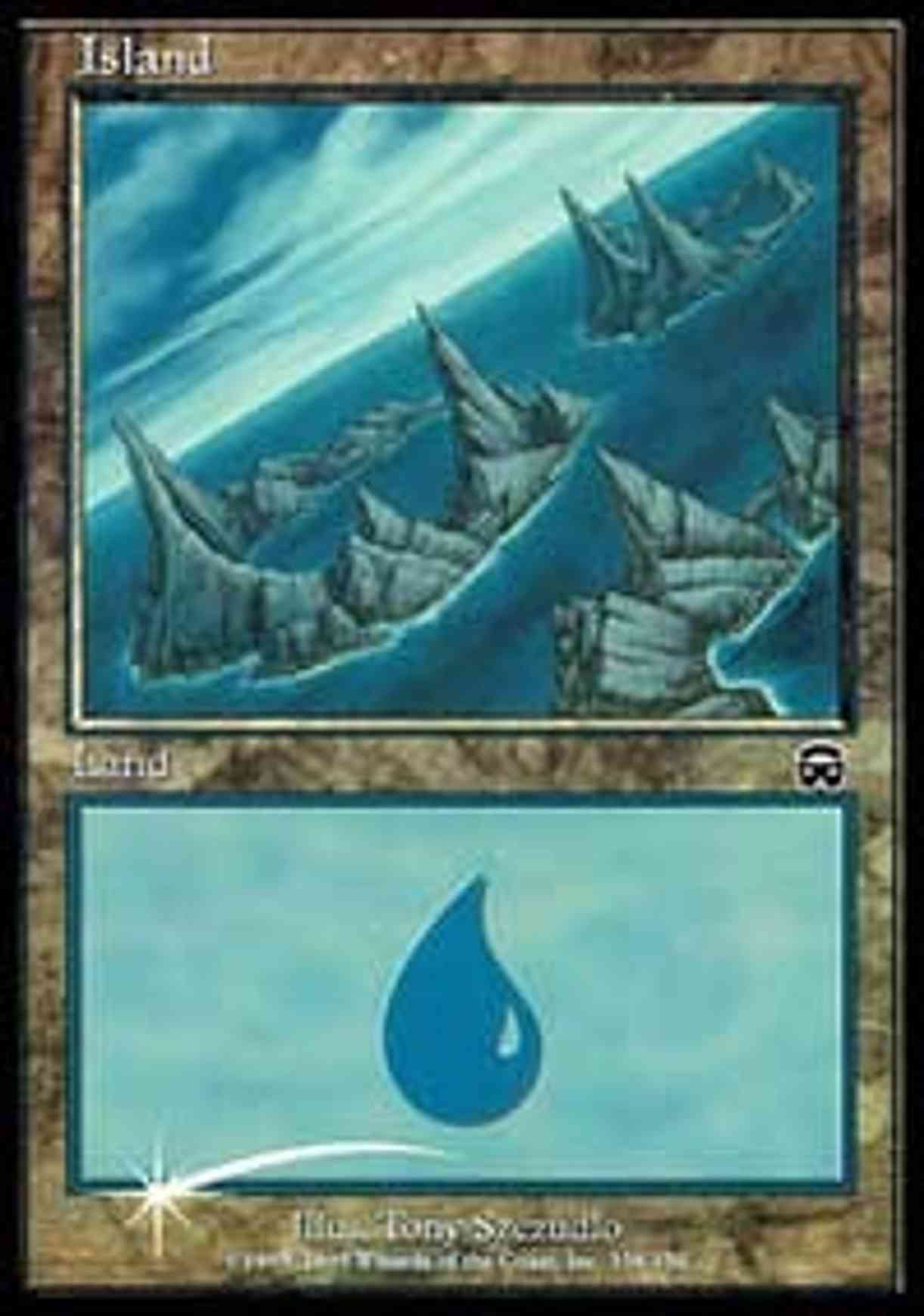 Island (2000) magic card front