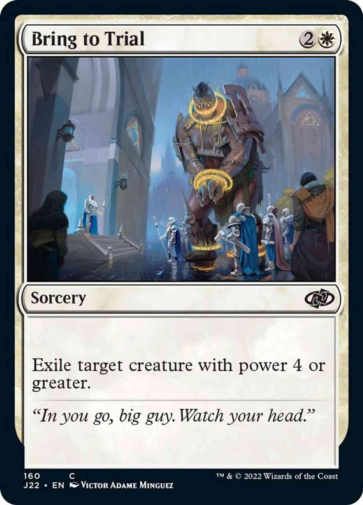 Bring to Trial magic card front