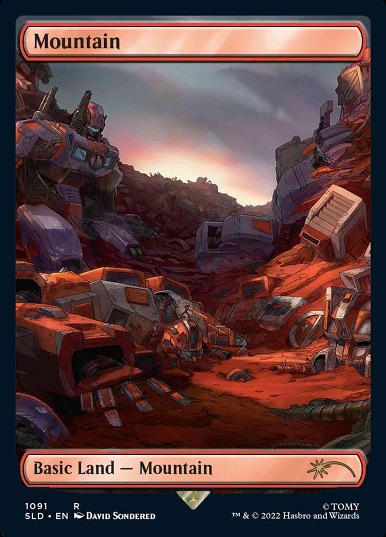 Mountain (1091) magic card front