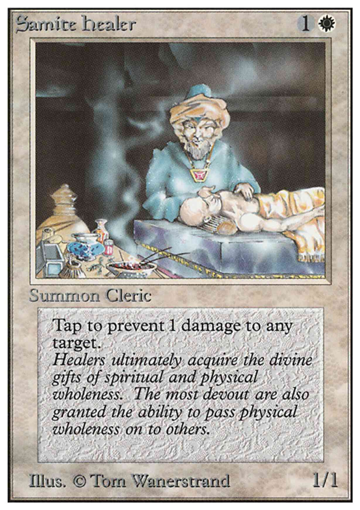 Samite Healer magic card front