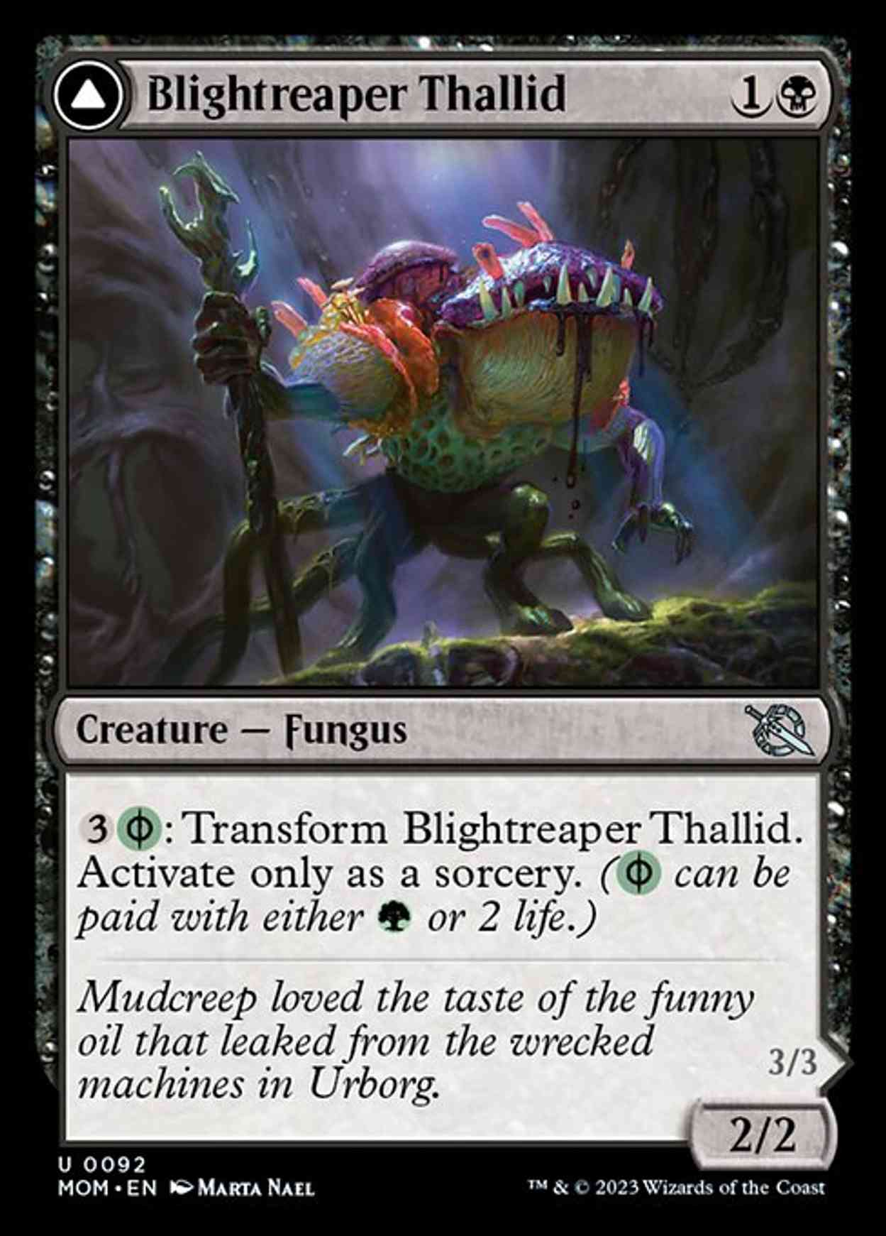 Blightreaper Thallid magic card front