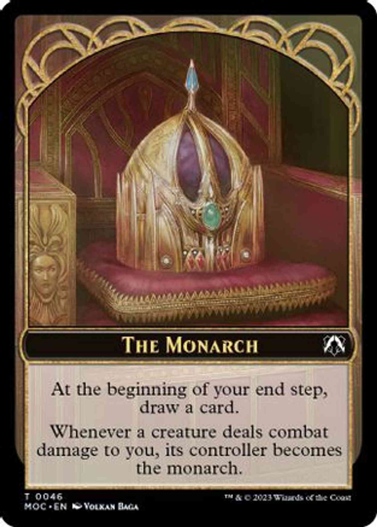 The Monarch // Shapeshifter Double-sided Token magic card front