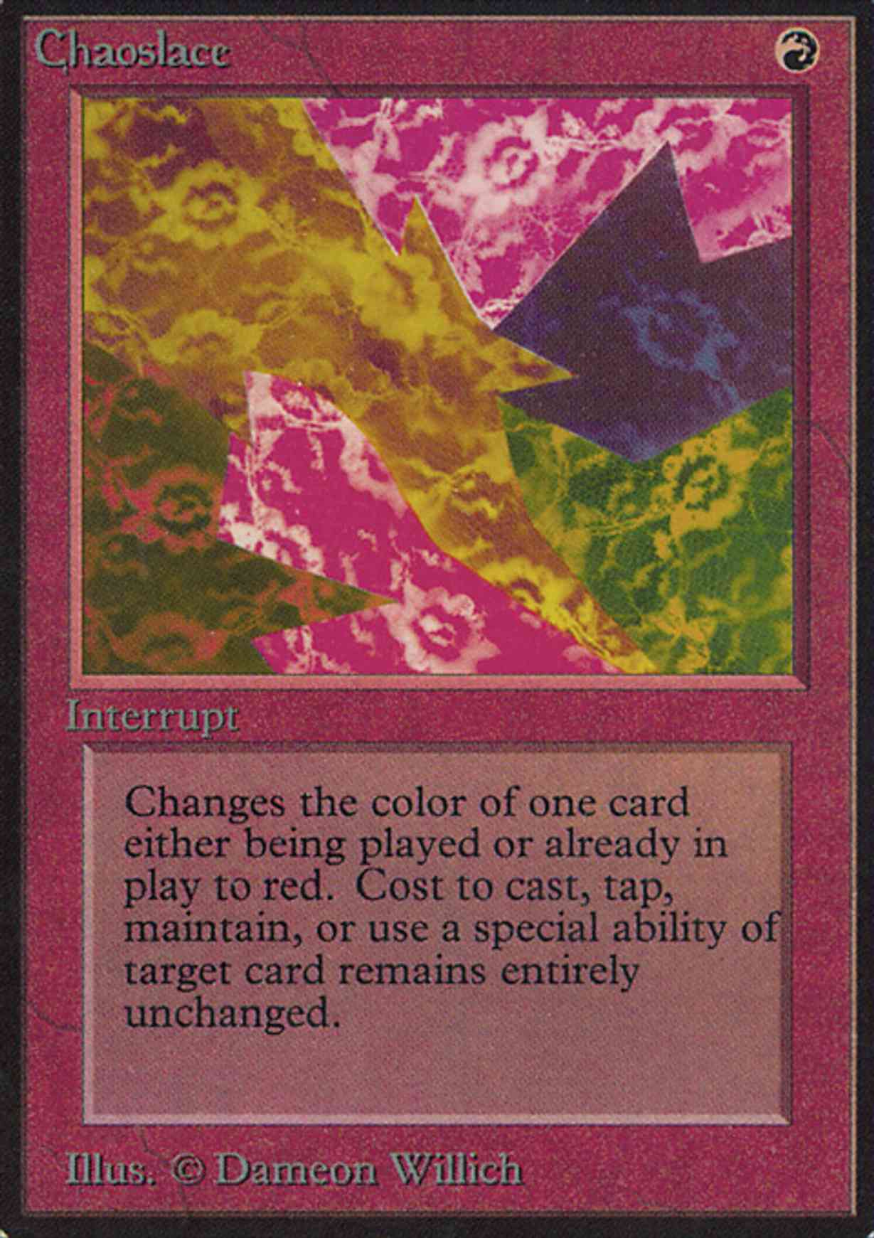 Chaoslace magic card front