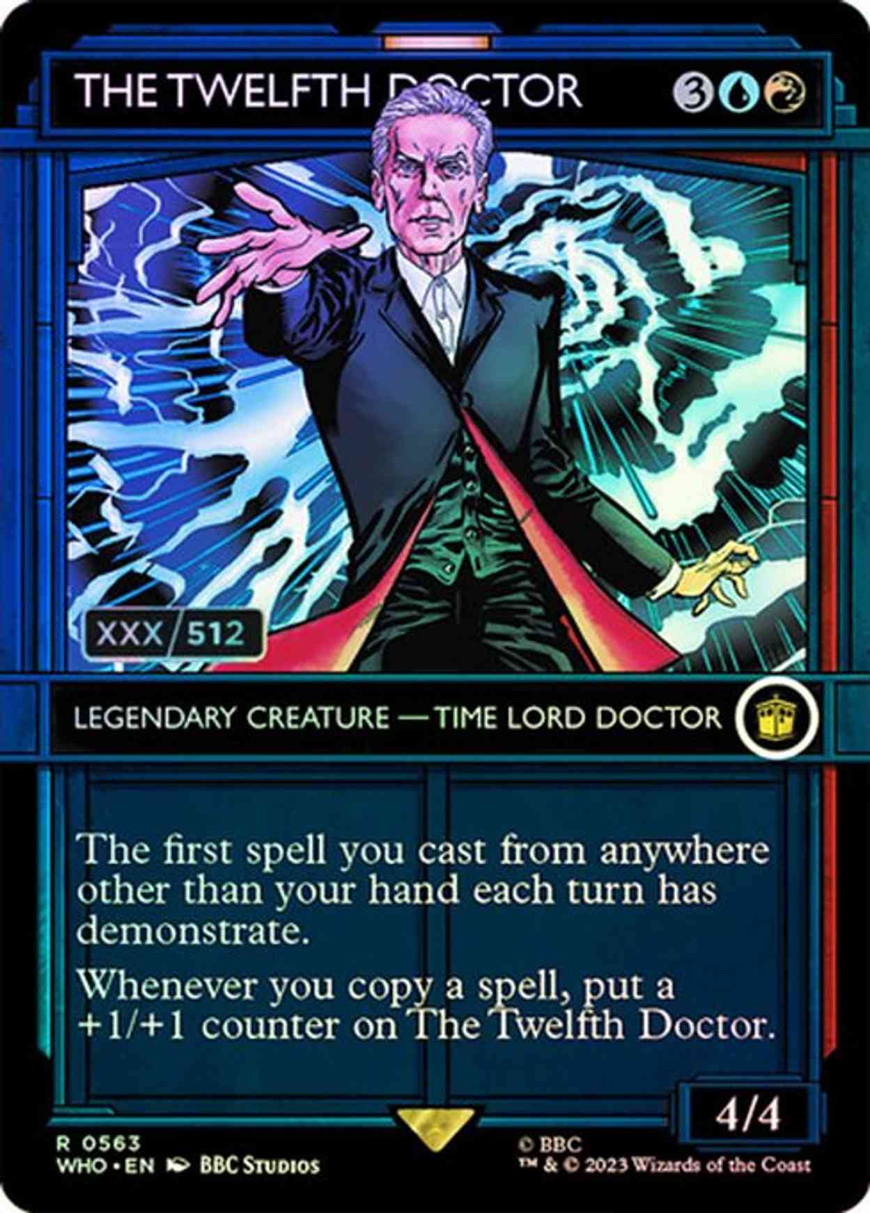 The Twelfth Doctor (Serial Numbered) magic card front