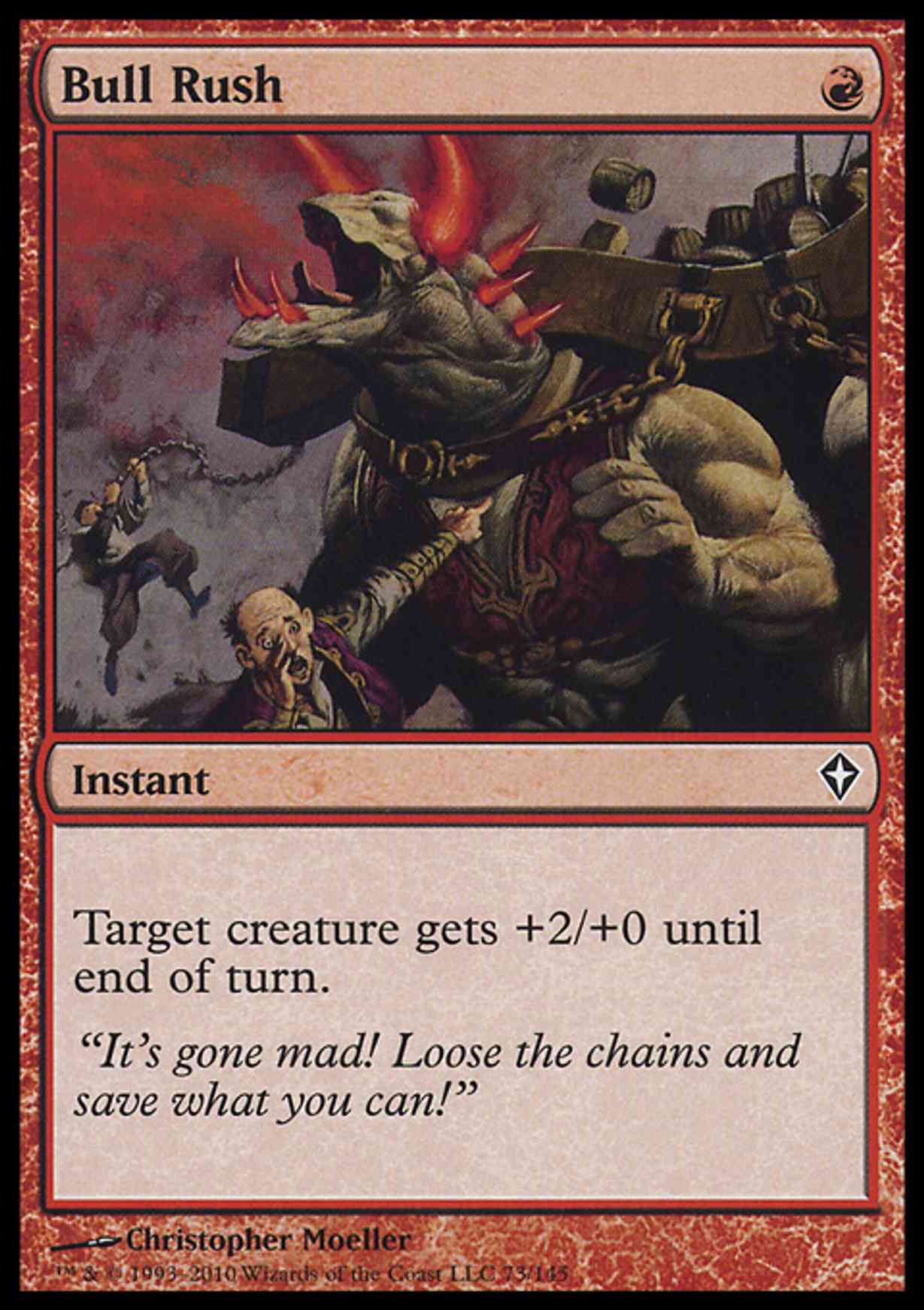 Bull Rush magic card front
