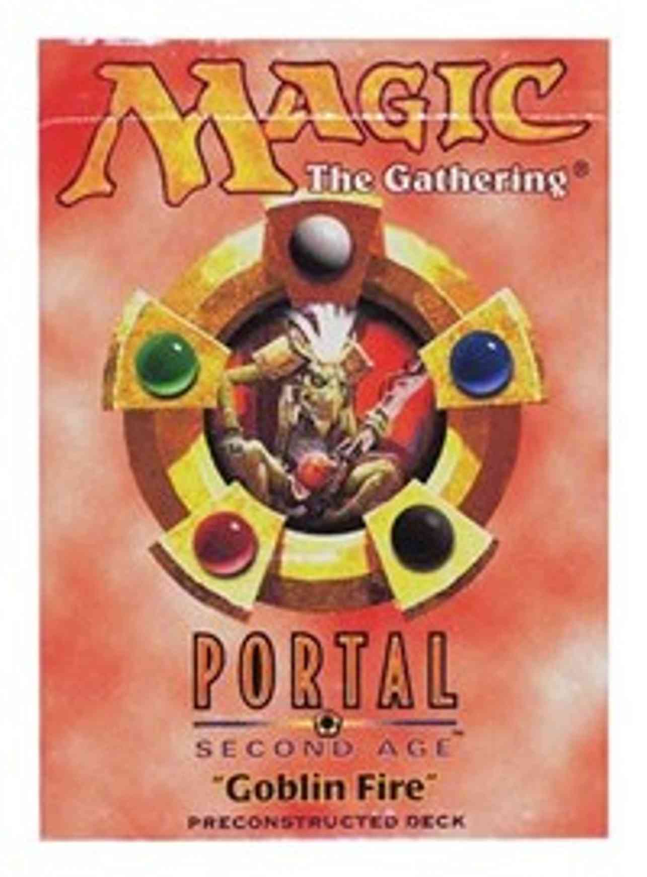 Portal Second Age Theme Deck - Goblin Fire magic card front