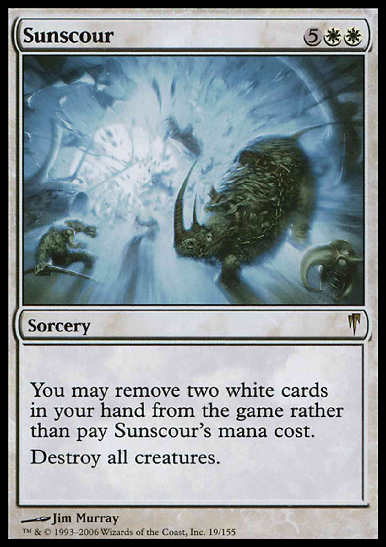 Sunscour magic card front