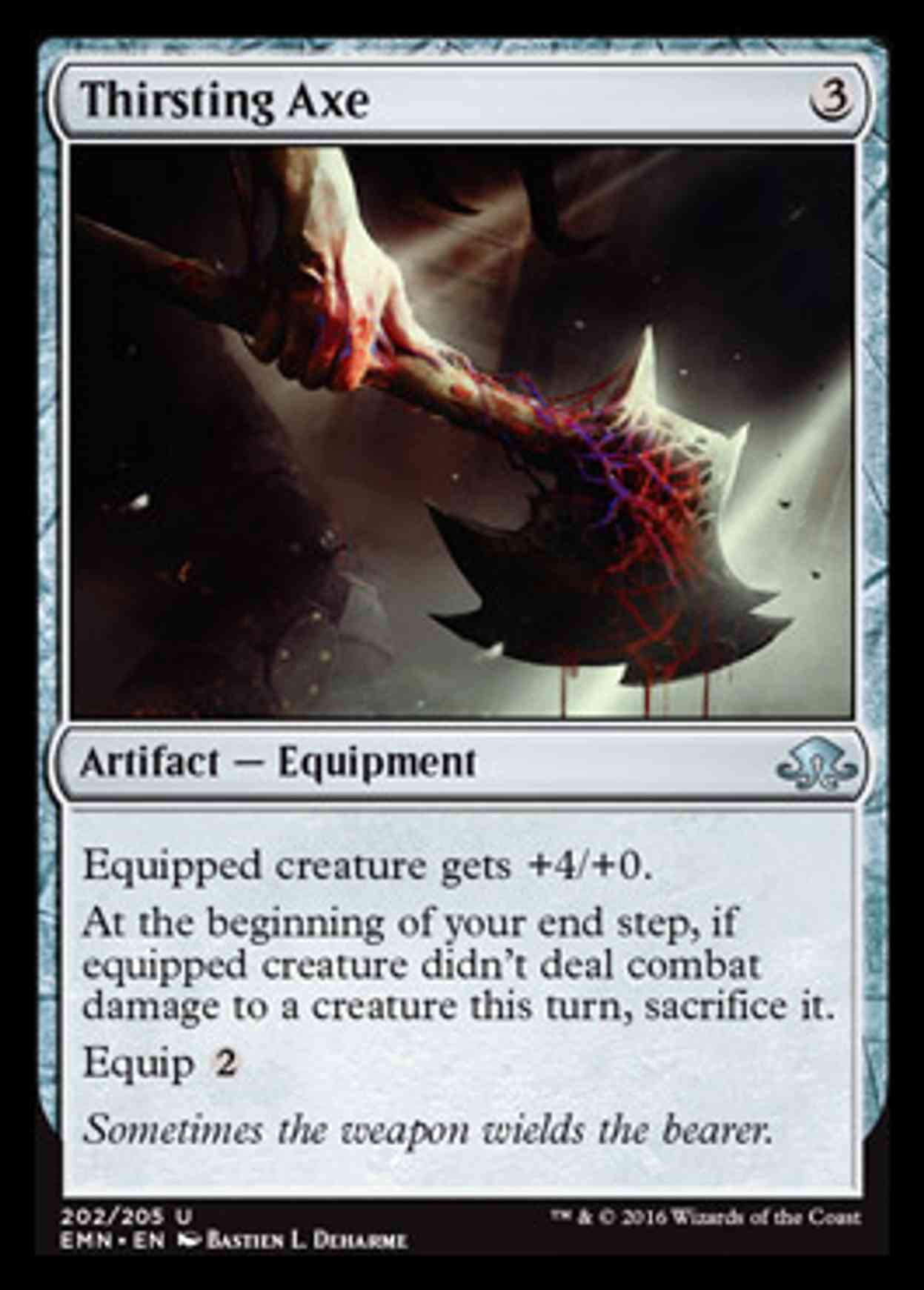 Thirsting Axe magic card front