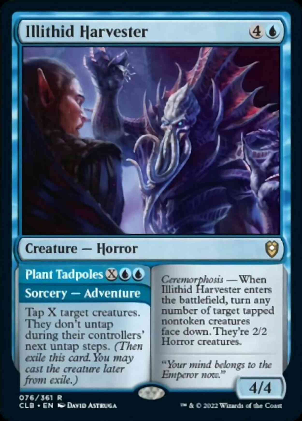 Illithid Harvester magic card front