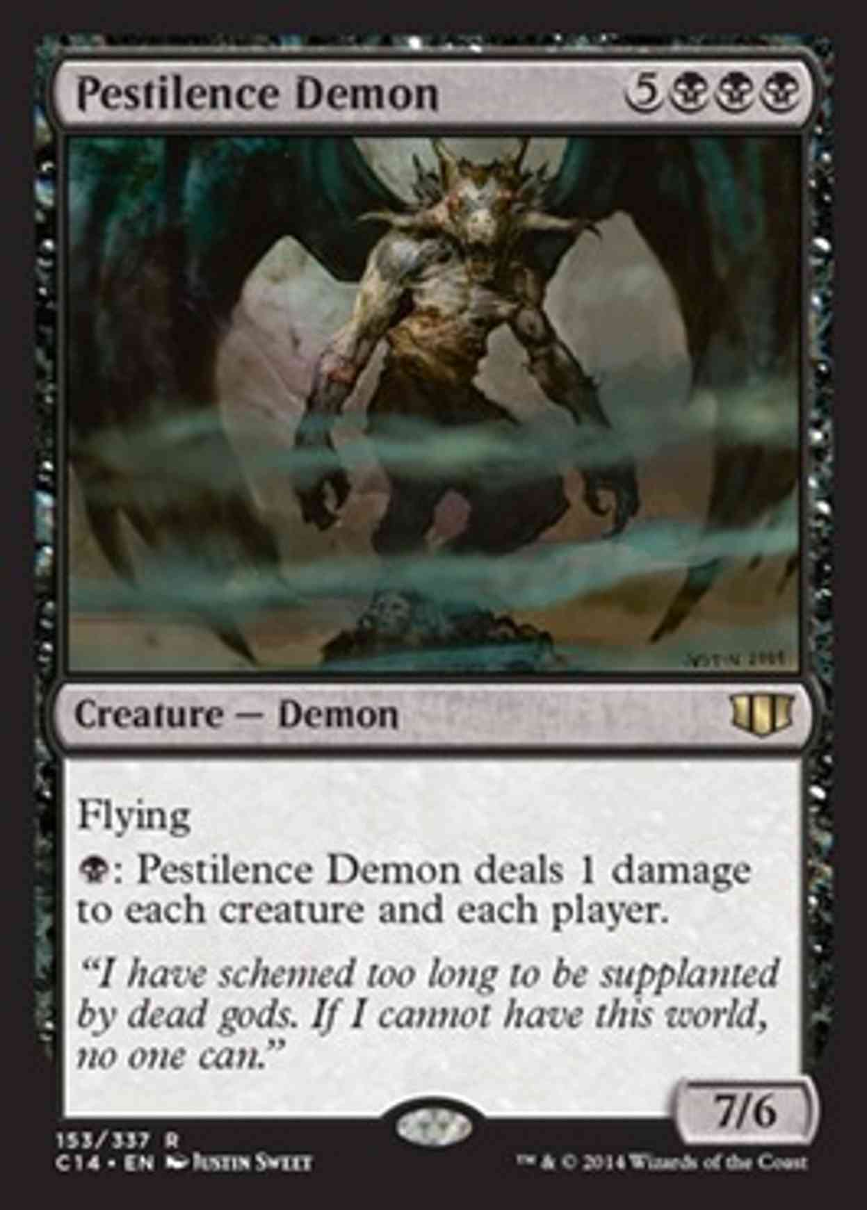 Pestilence Demon magic card front