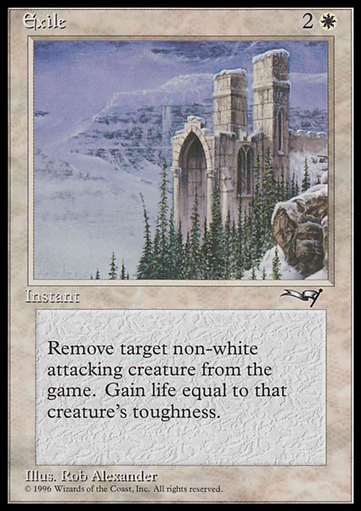 Exile magic card front