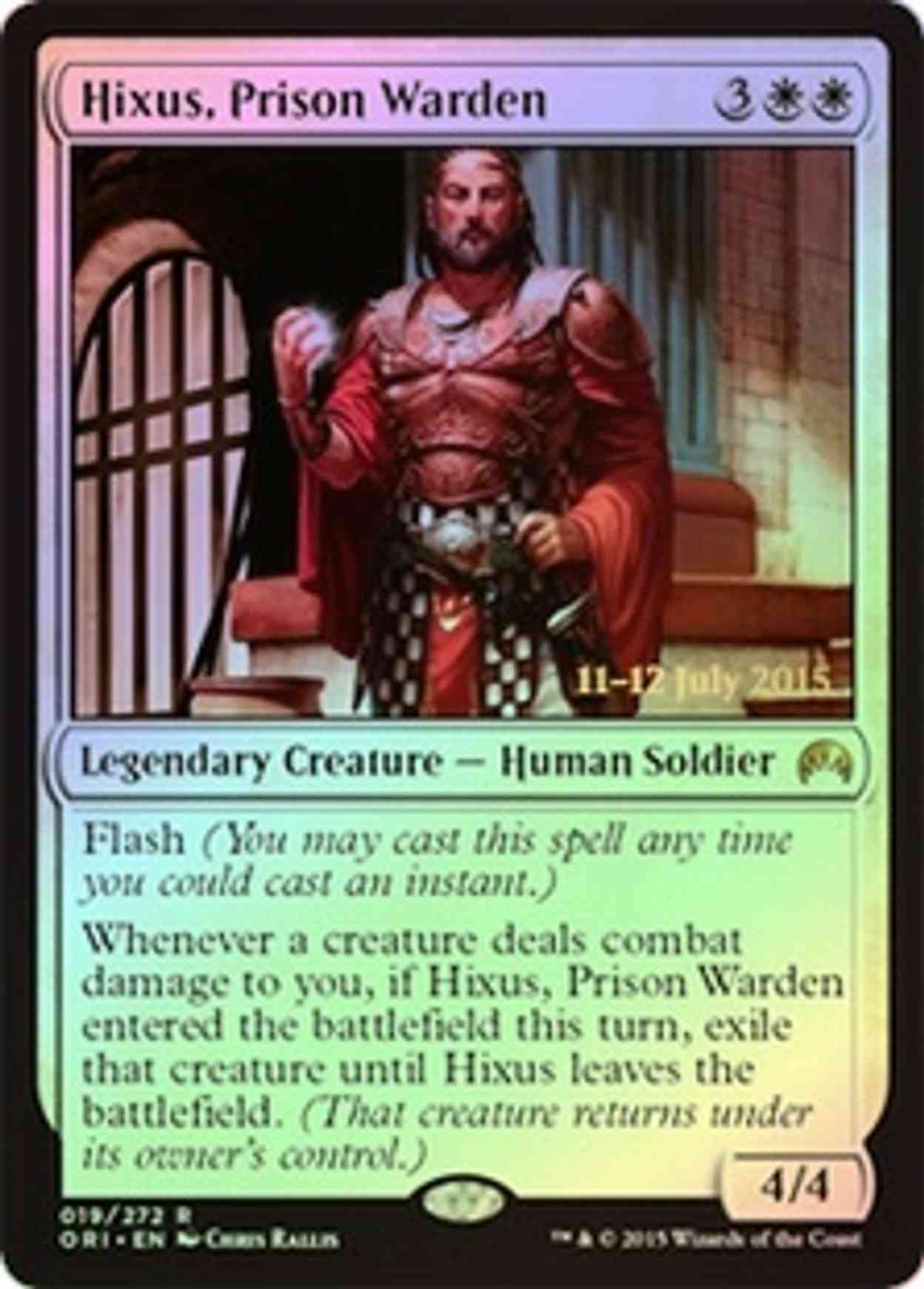 Hixus, Prison Warden magic card front
