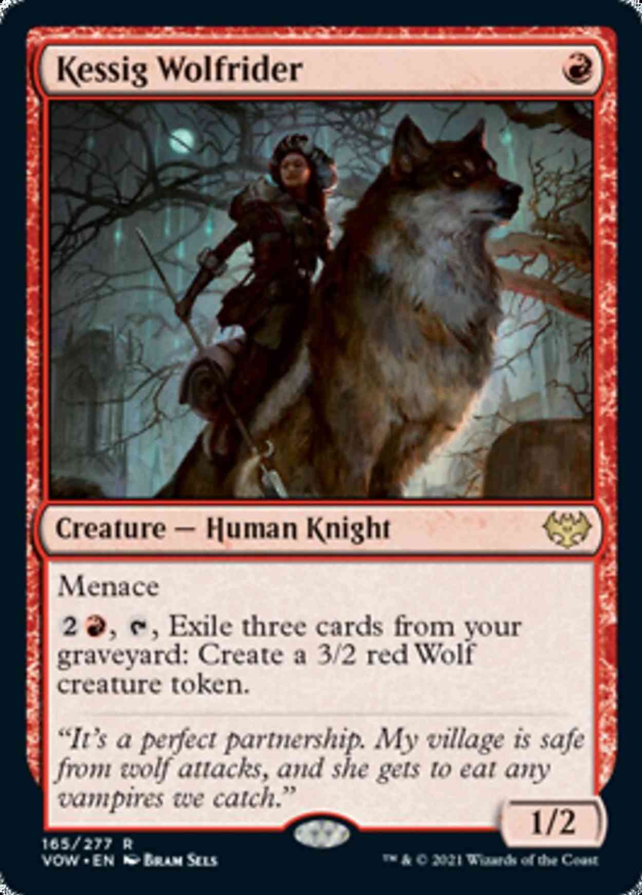 Kessig Wolfrider magic card front