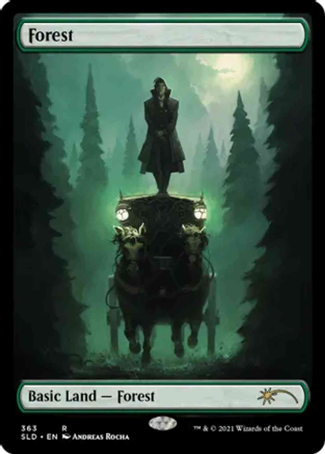 Forest (The Dracula Lands) magic card front