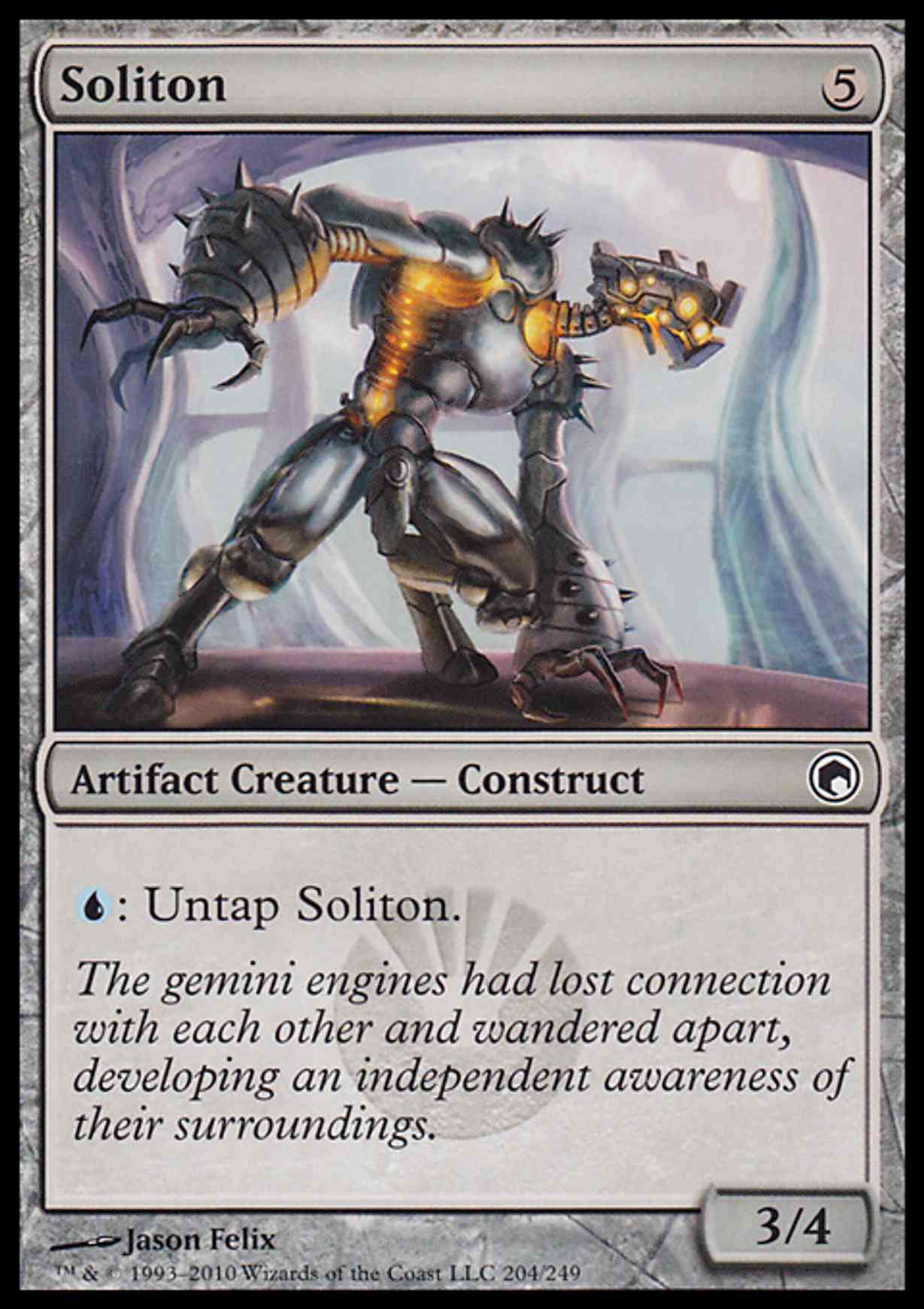 Soliton magic card front
