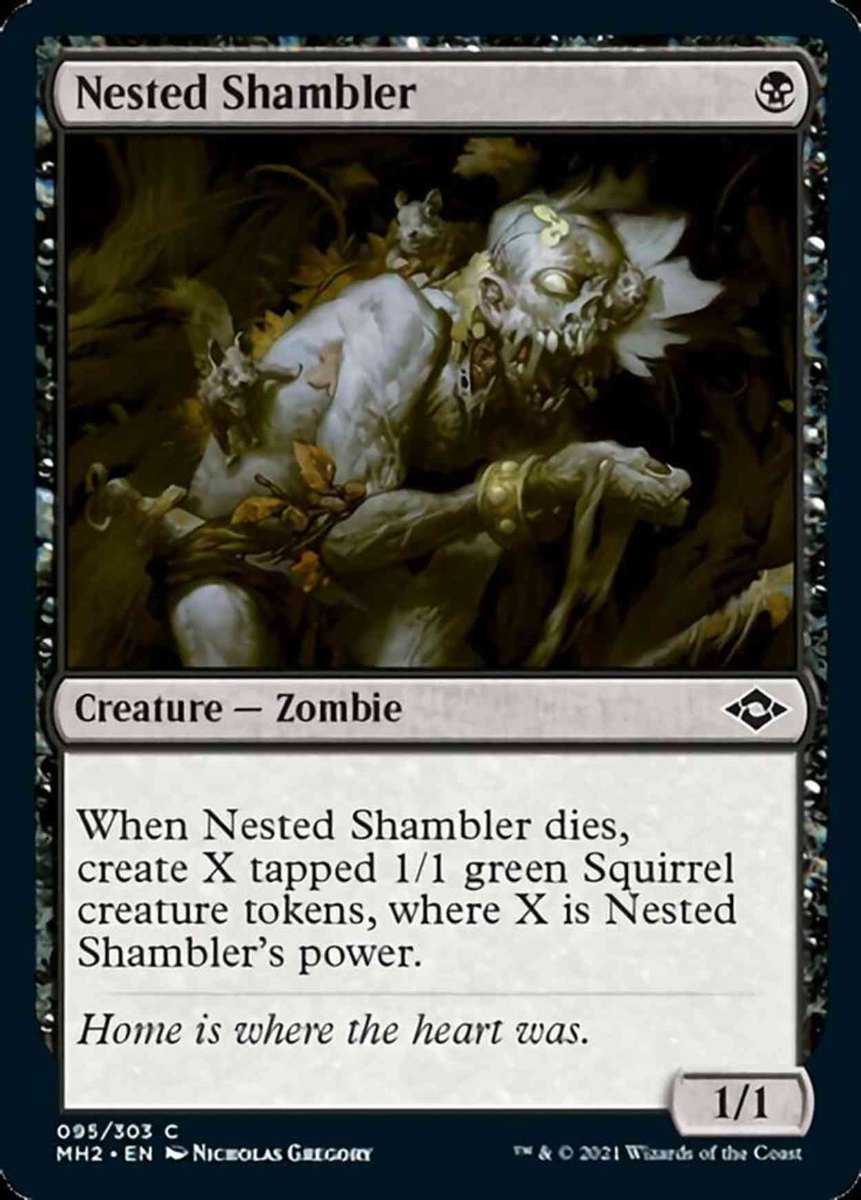 Nested Shambler magic card front