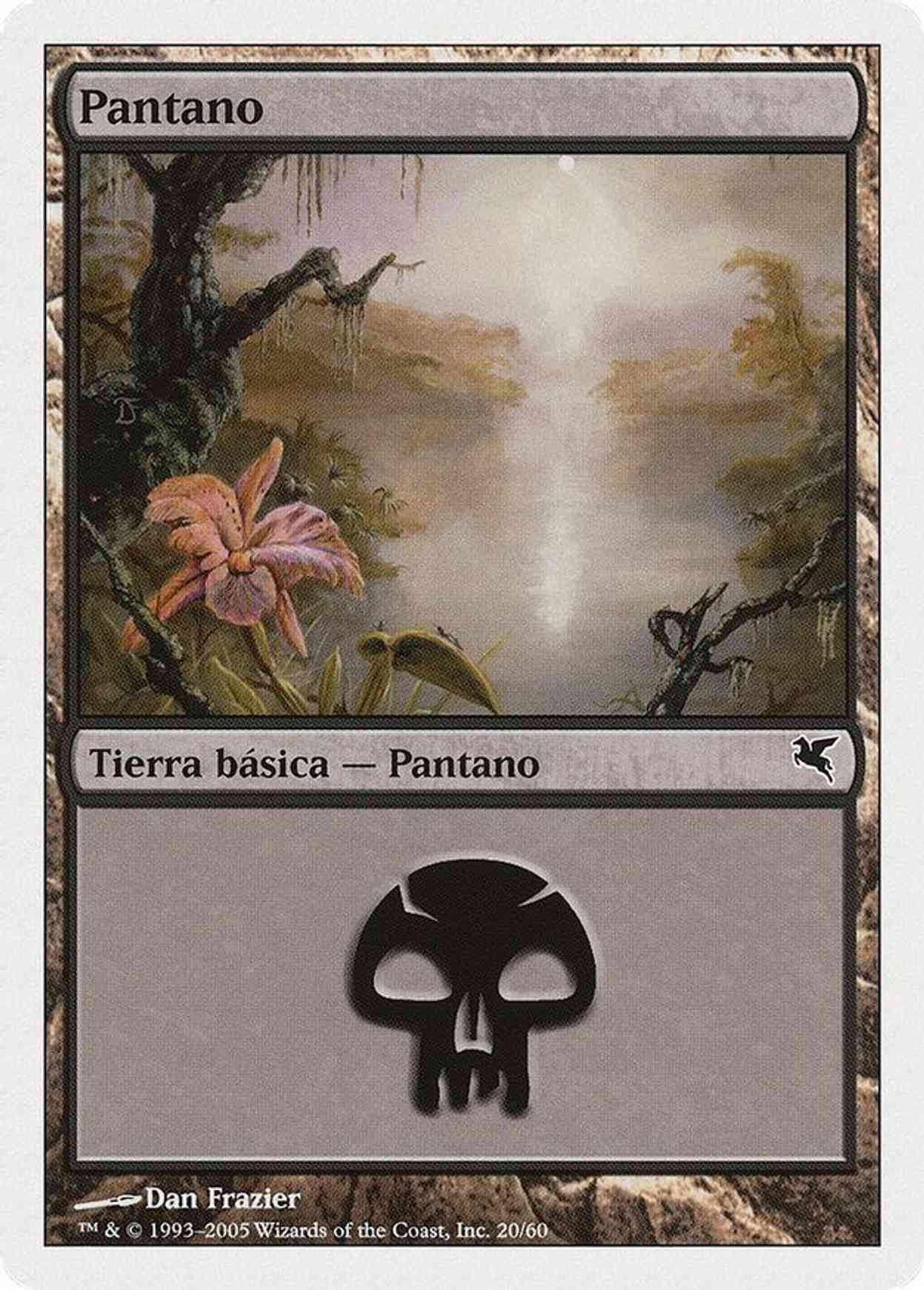 Swamp (Spanish) - "Pantano" (A20) magic card front