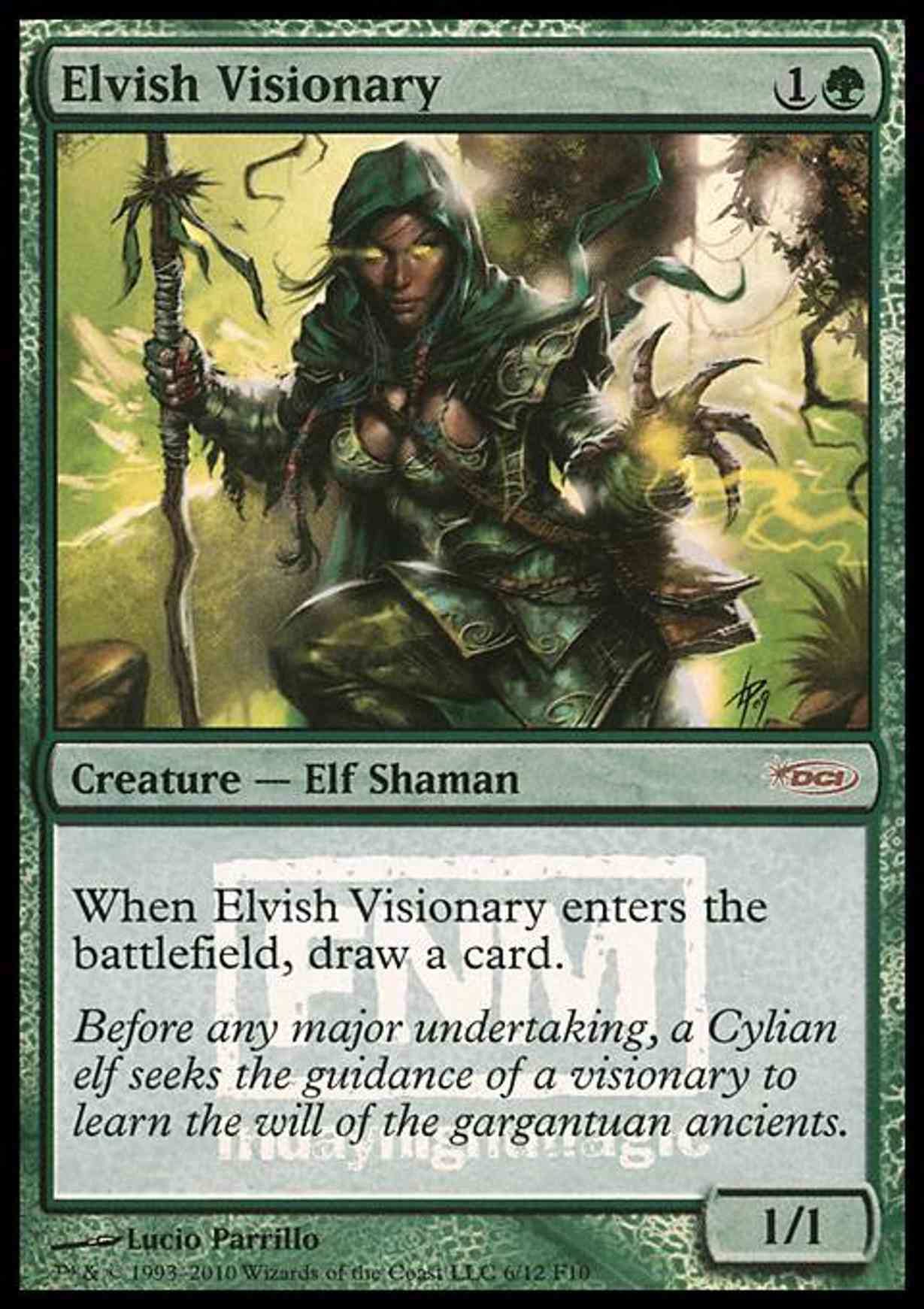 Elvish Visionary magic card front