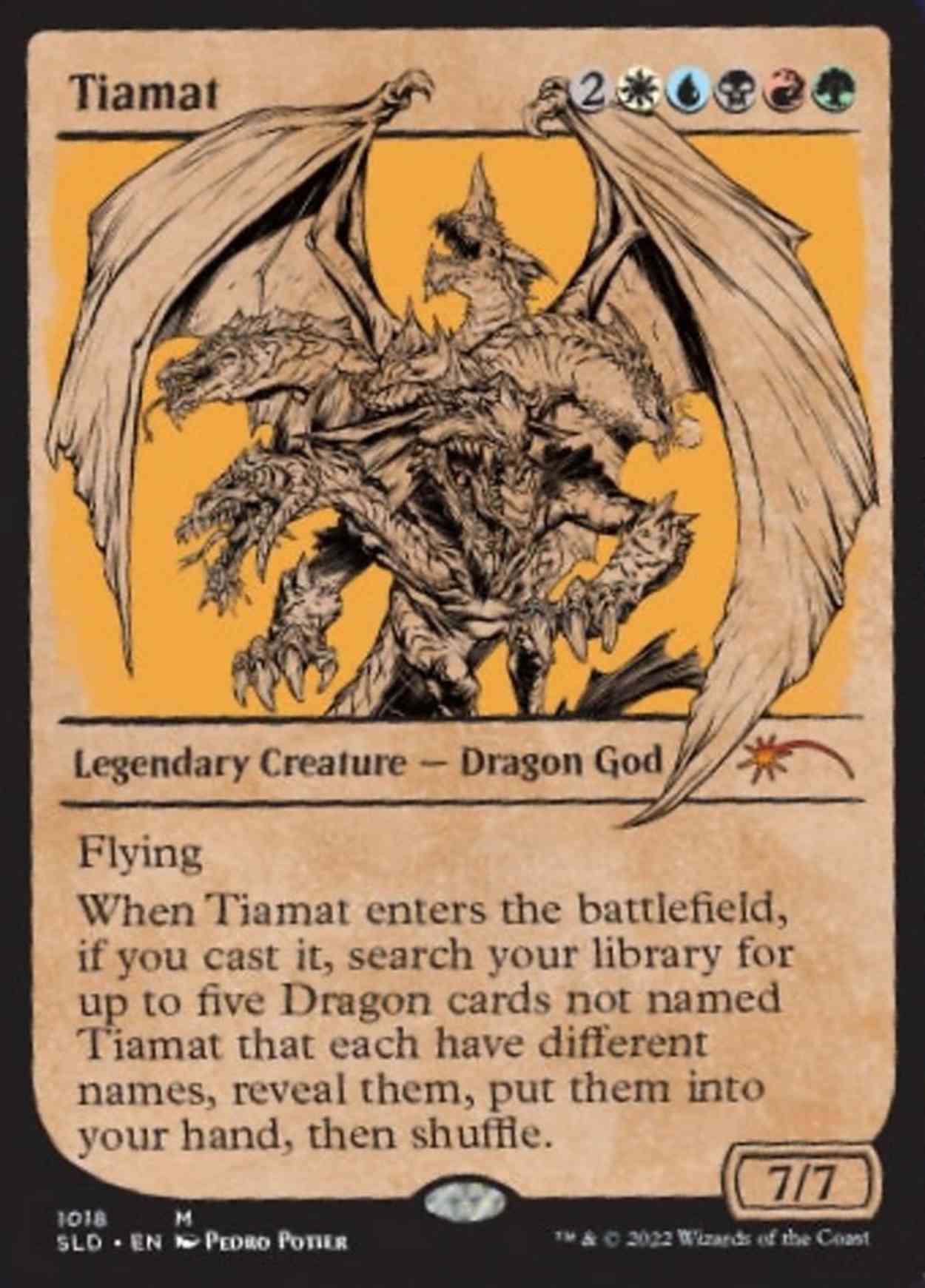 Tiamat (Showcase) magic card front