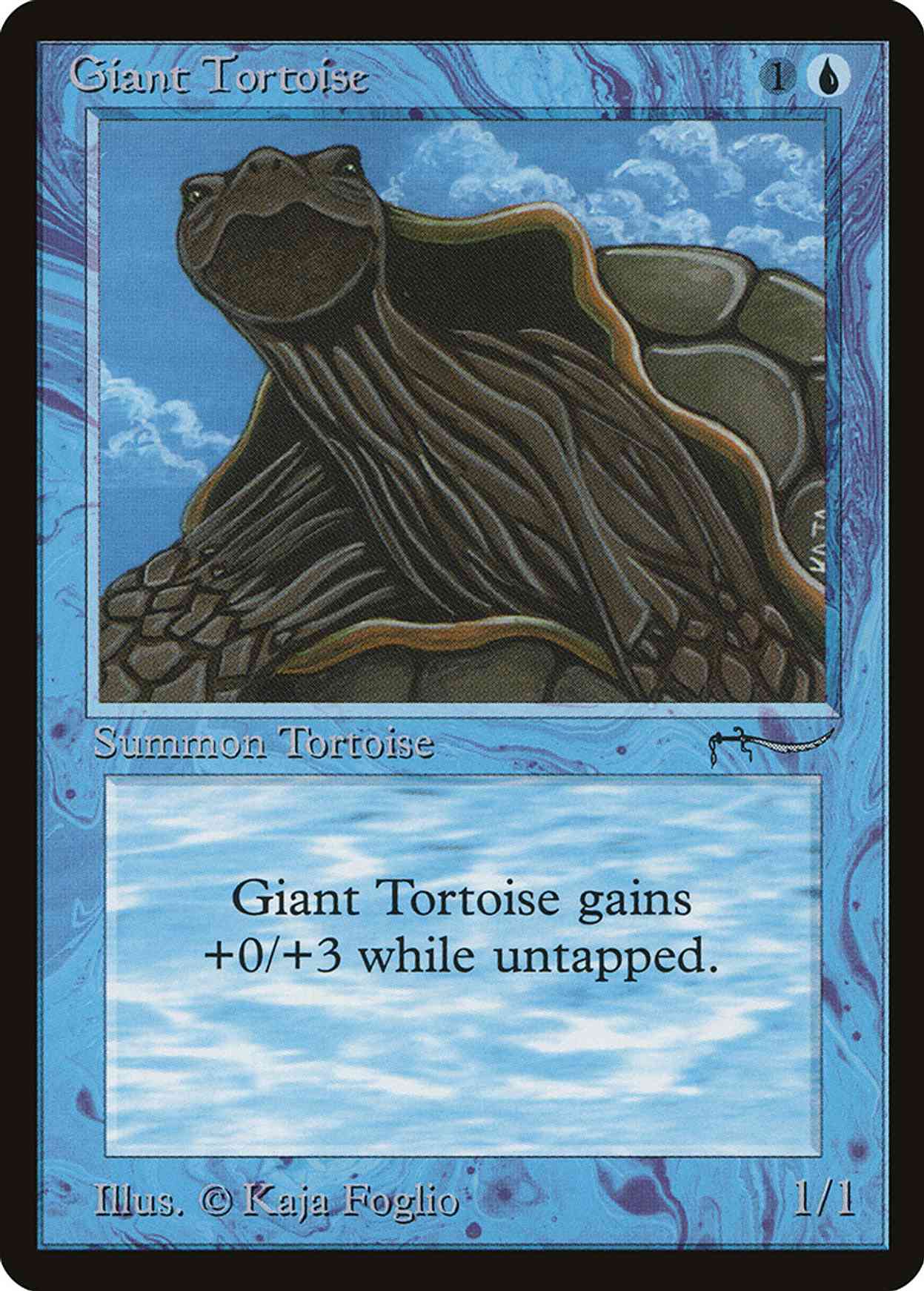 Giant Tortoise magic card front