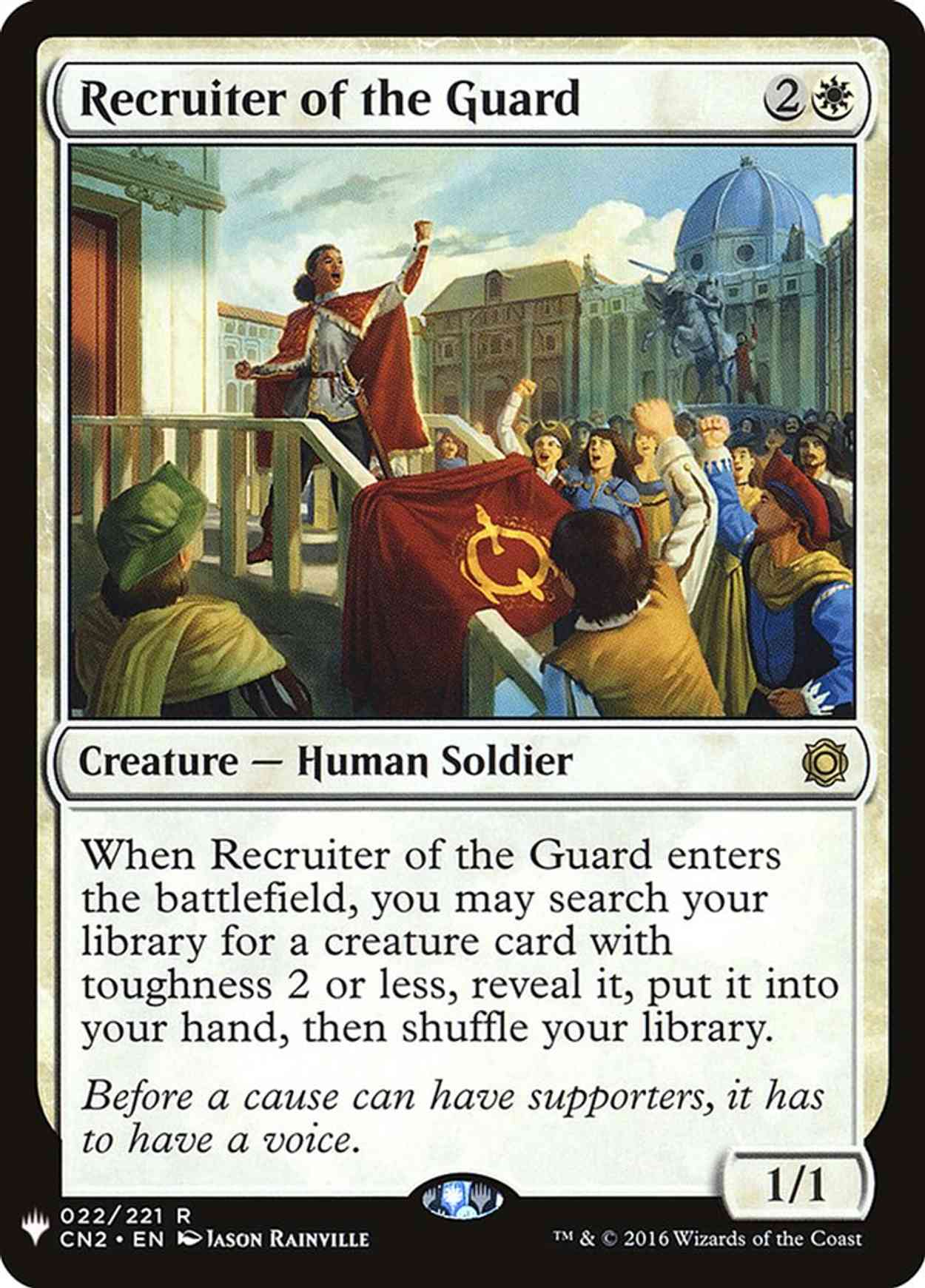 Recruiter of the Guard magic card front