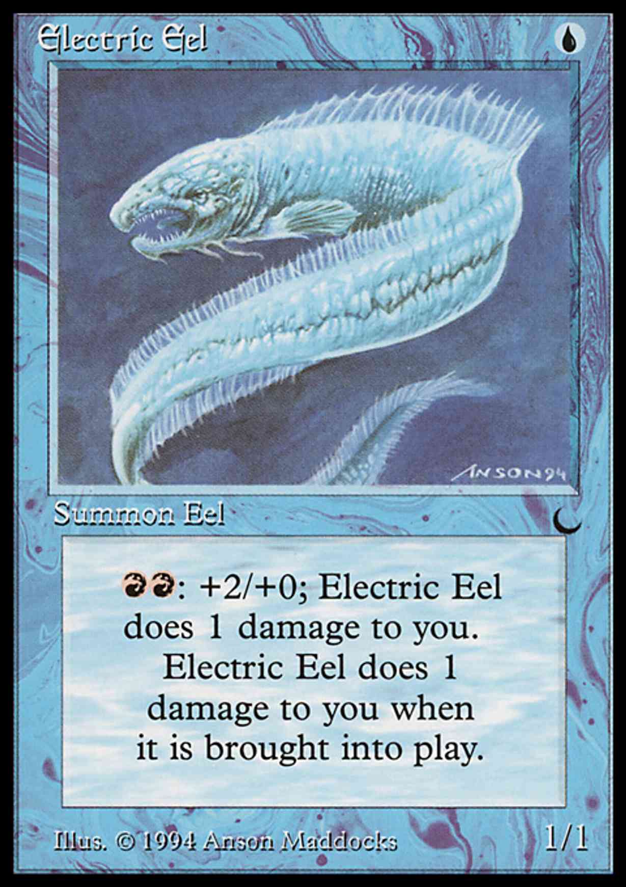 Electric Eel magic card front