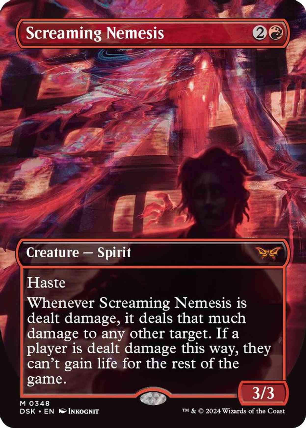 Screaming Nemesis (Borderless) magic card front