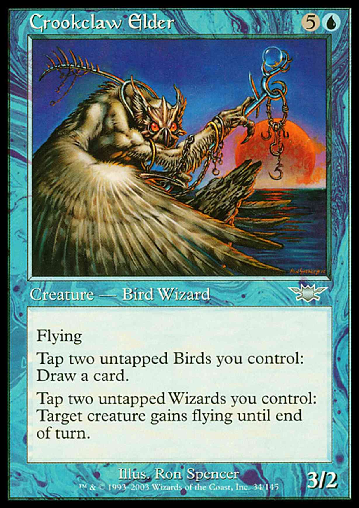 Crookclaw Elder magic card front
