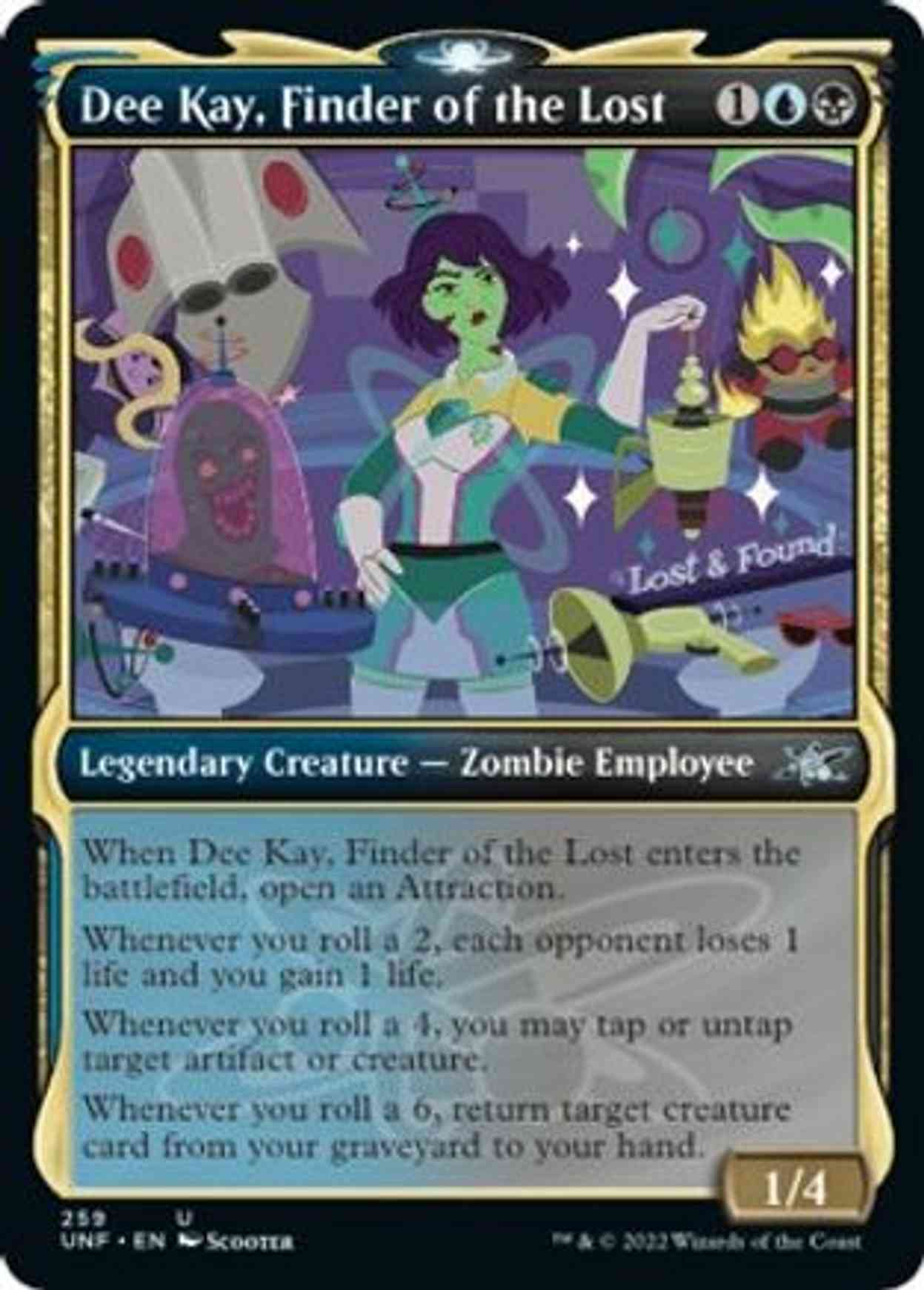 Dee Kay, Finder of the Lost (Showcase) magic card front