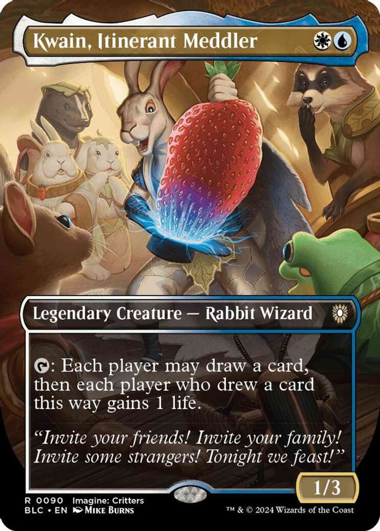 Kwain, Itinerant Meddler (Borderless) magic card front