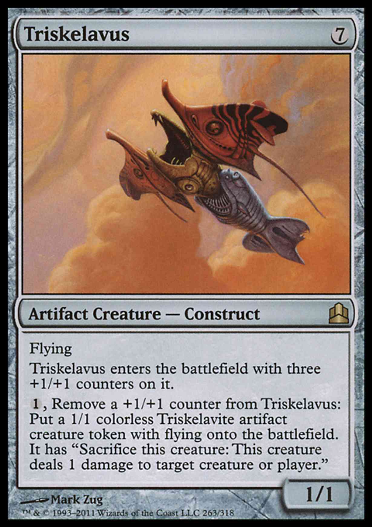 Triskelavus magic card front