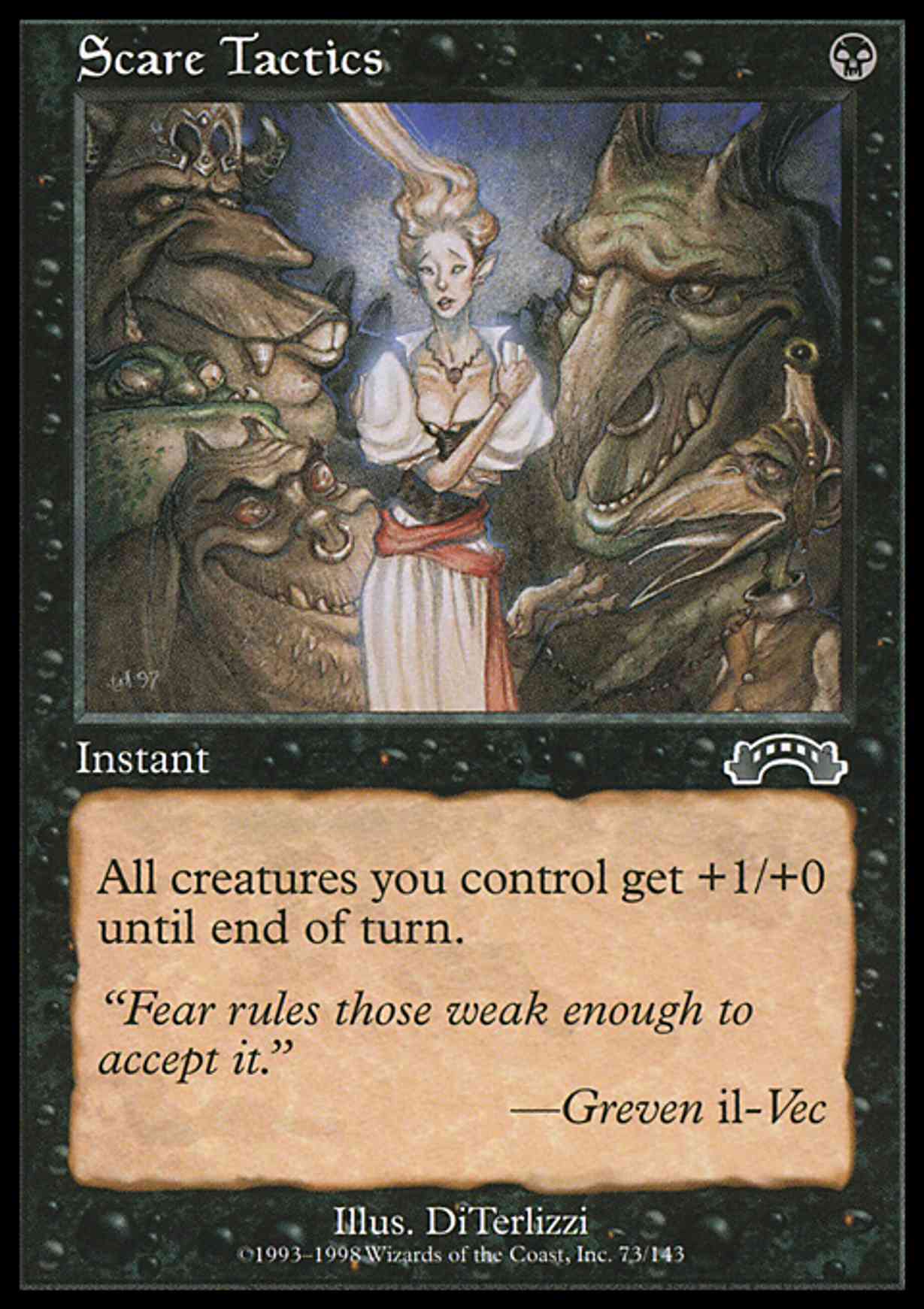 Scare Tactics magic card front