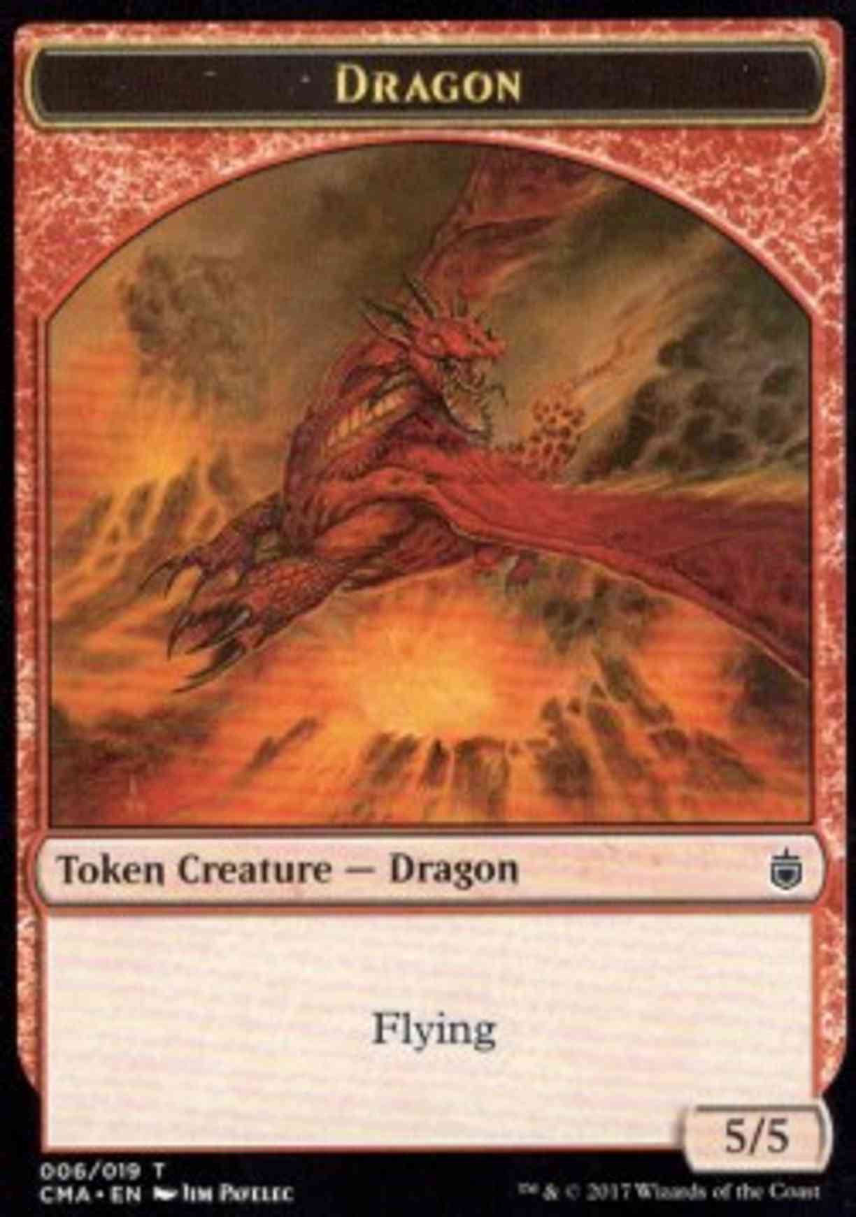 Dragon Token (006) magic card front